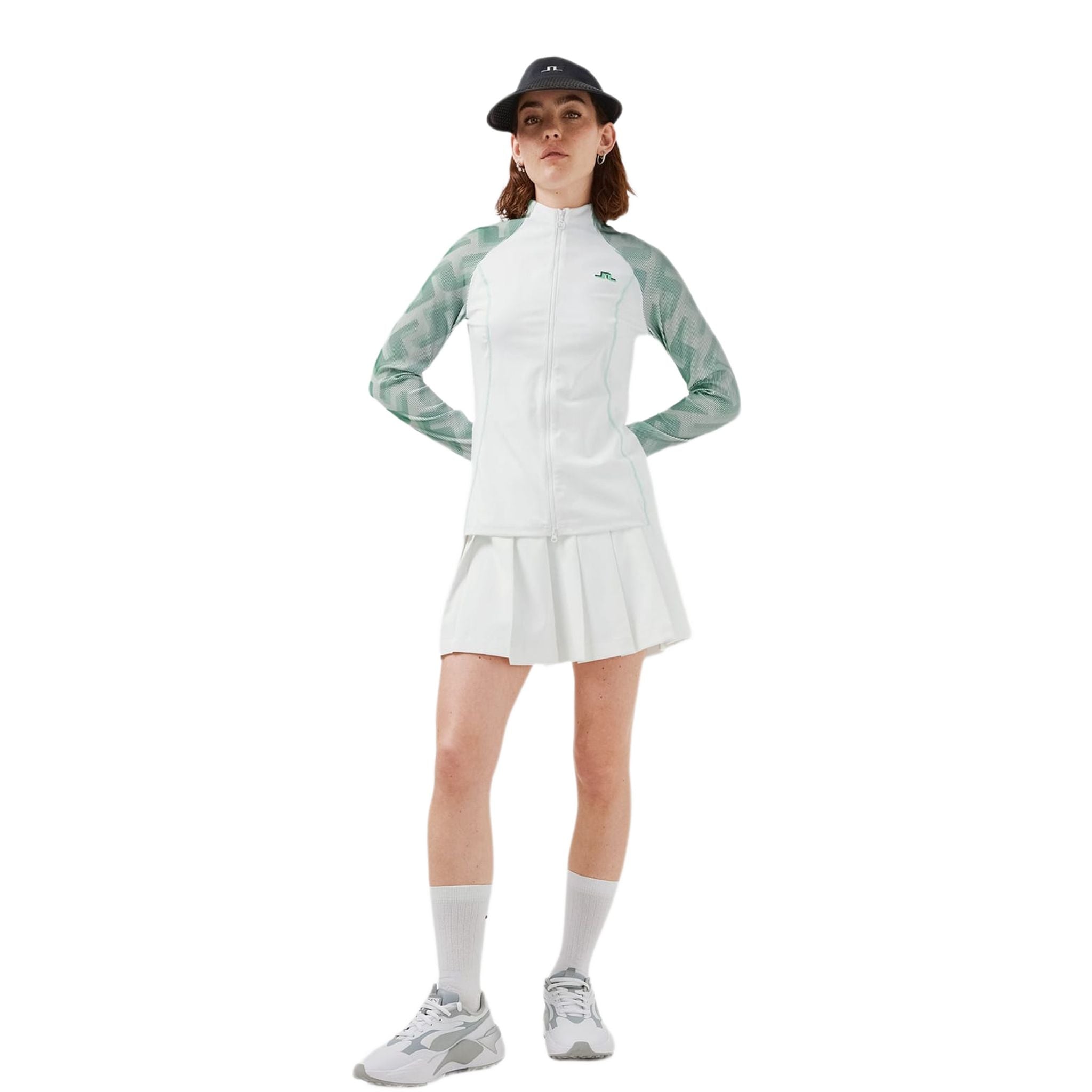 J. Lindeberg Golf Mid Layer June 3D manica donna