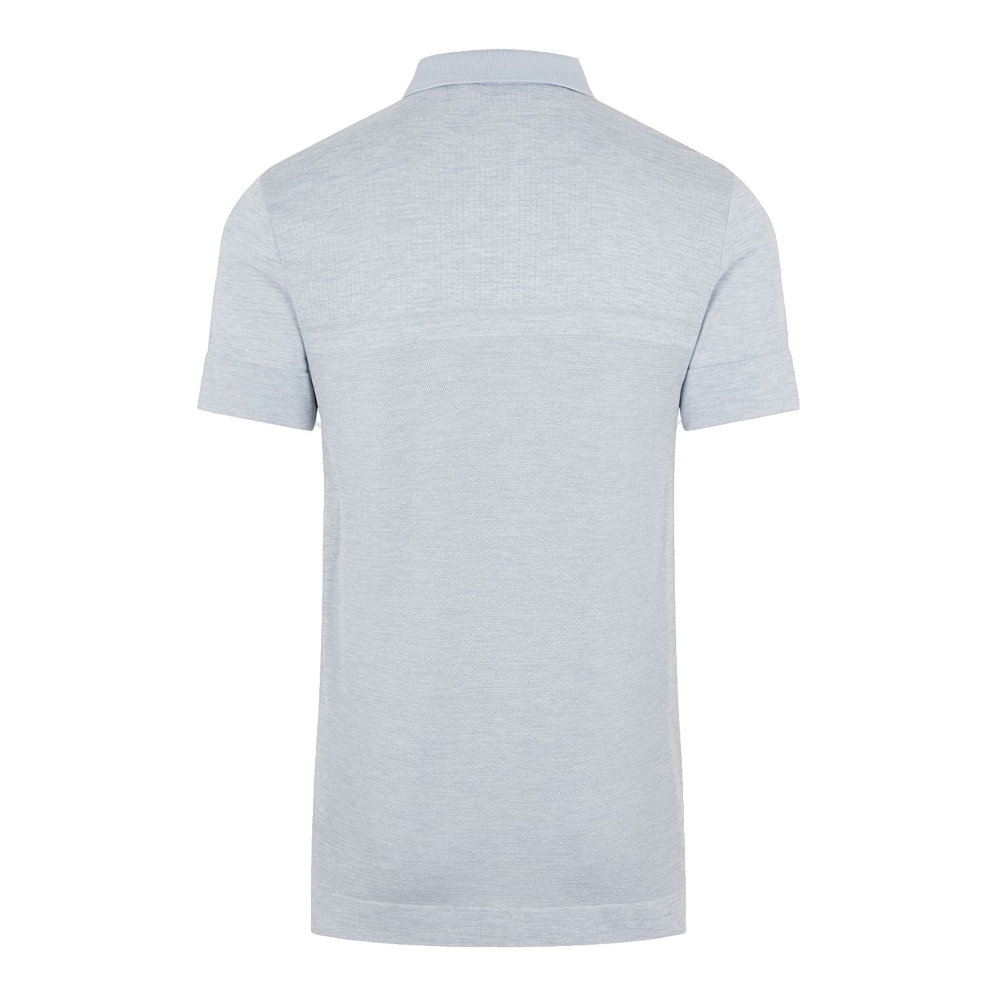 J. Lindeberg M Alfy Seamless SS Polo Stone Grey Melange Uomo