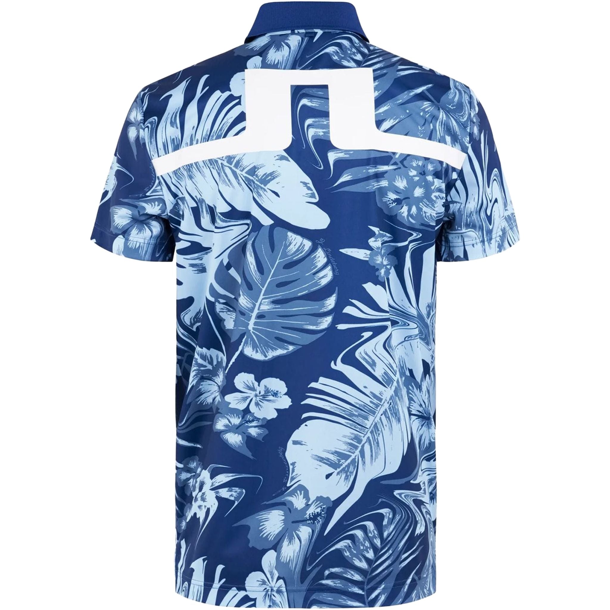 Polo con stampa J. Lindeberg Martin vestibilità regolare da uomo