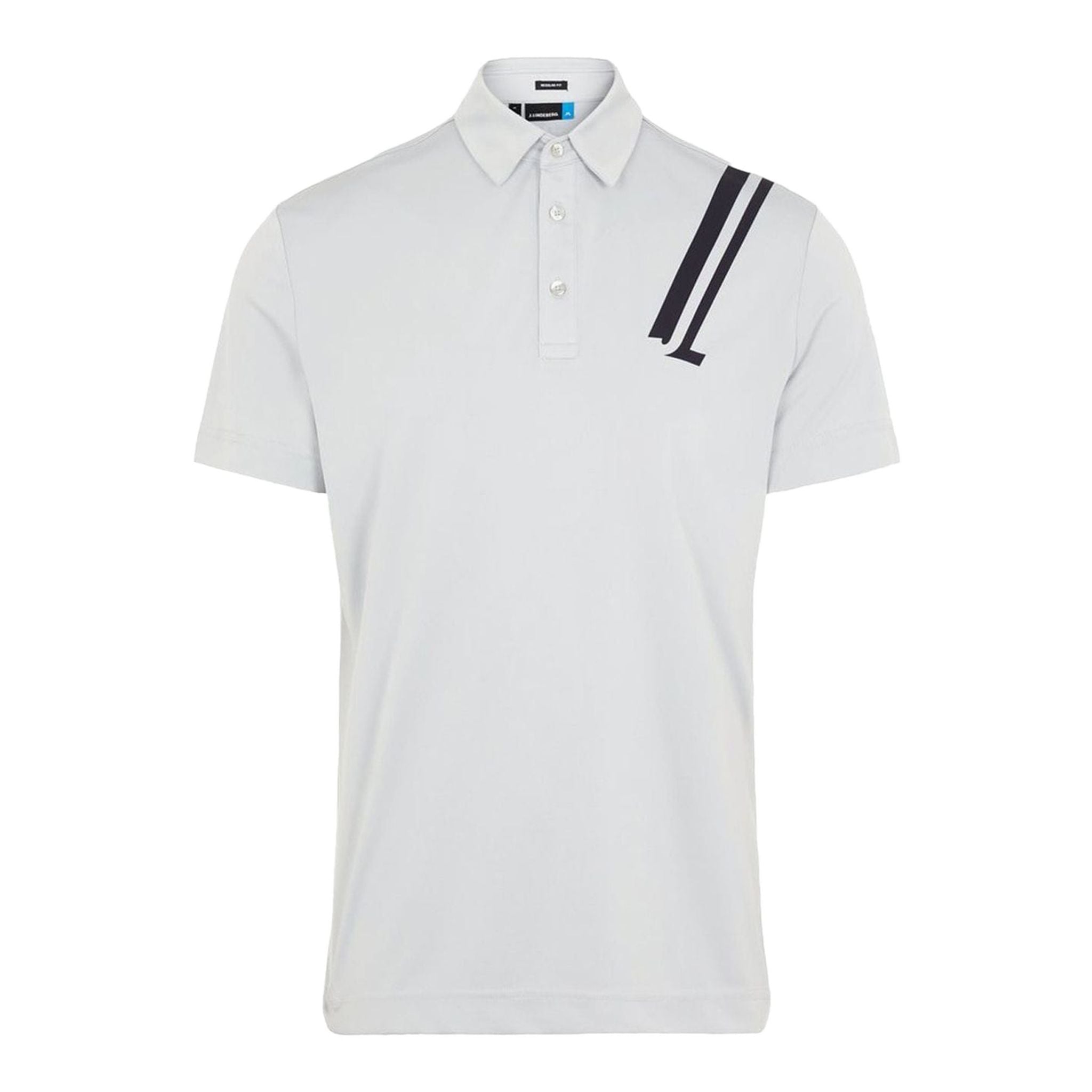 J. Lindeberg M Phoenix Reg Fit-TX Coolmax Polo Grigio Pietra Uomo