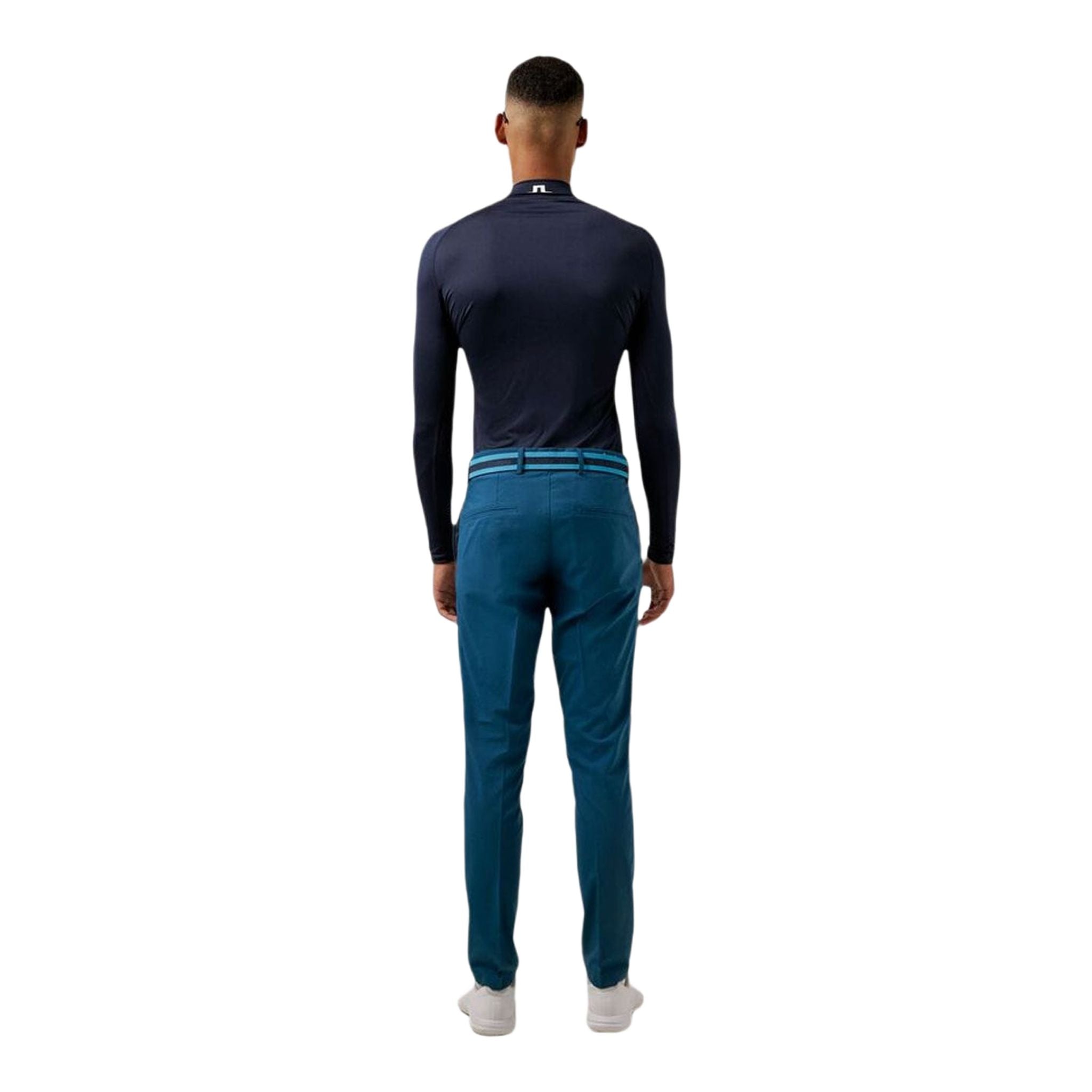 J. Lindeberg Layer Aello Soft Compression Top manica lunga blu scuro uomo