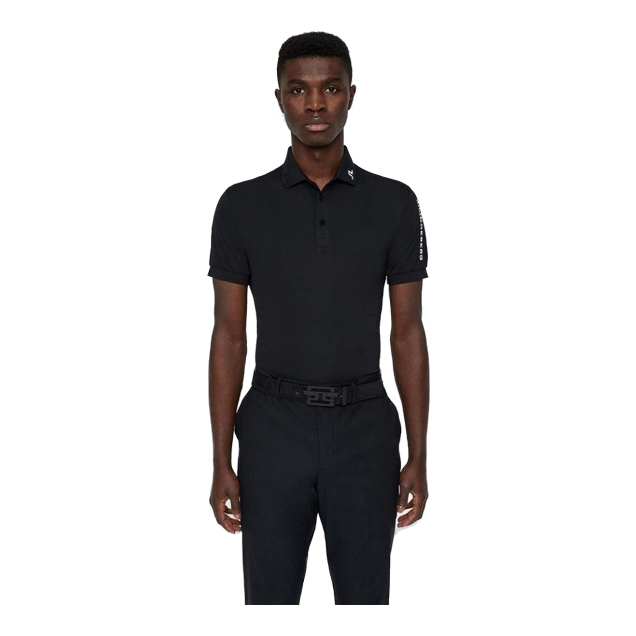 J. Lindeberg M Tour Tech-TX Jersey Polo Nero Uomo