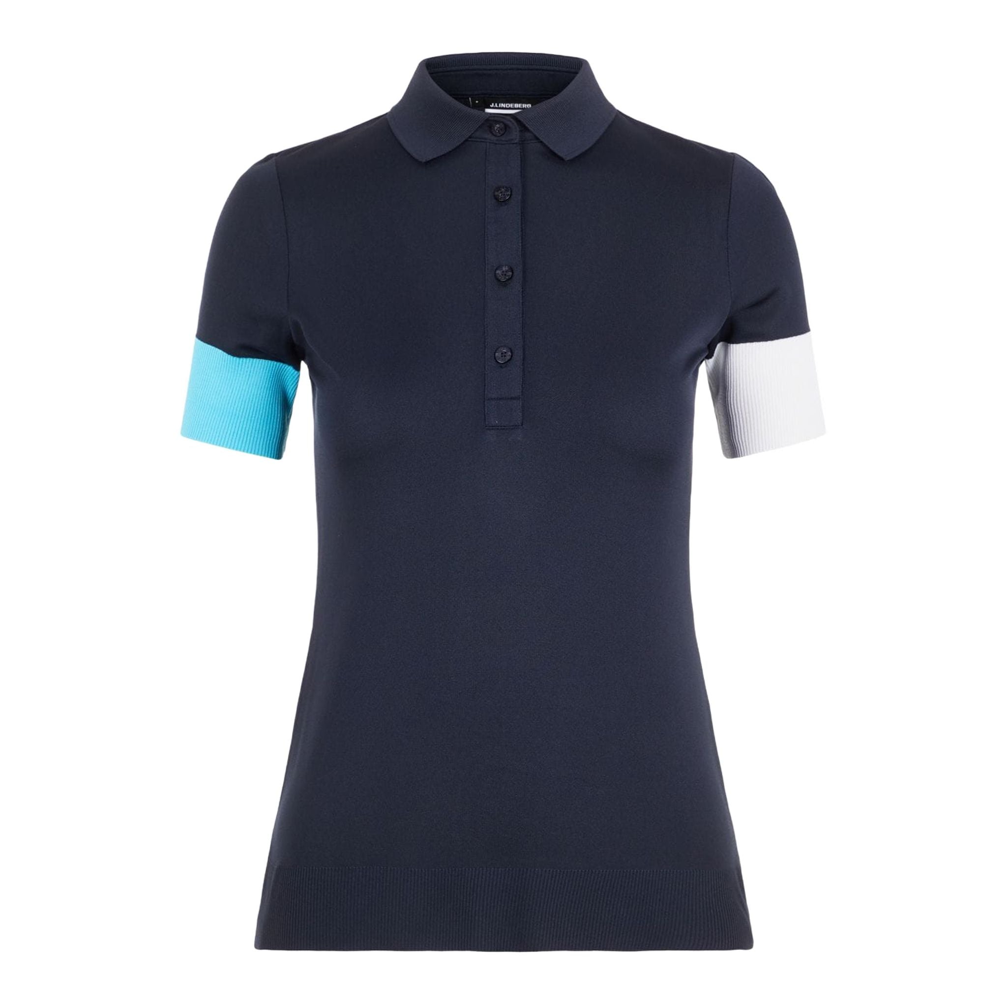 J. Lindeberg W Maja SS Polo JL Blu Navy Donna