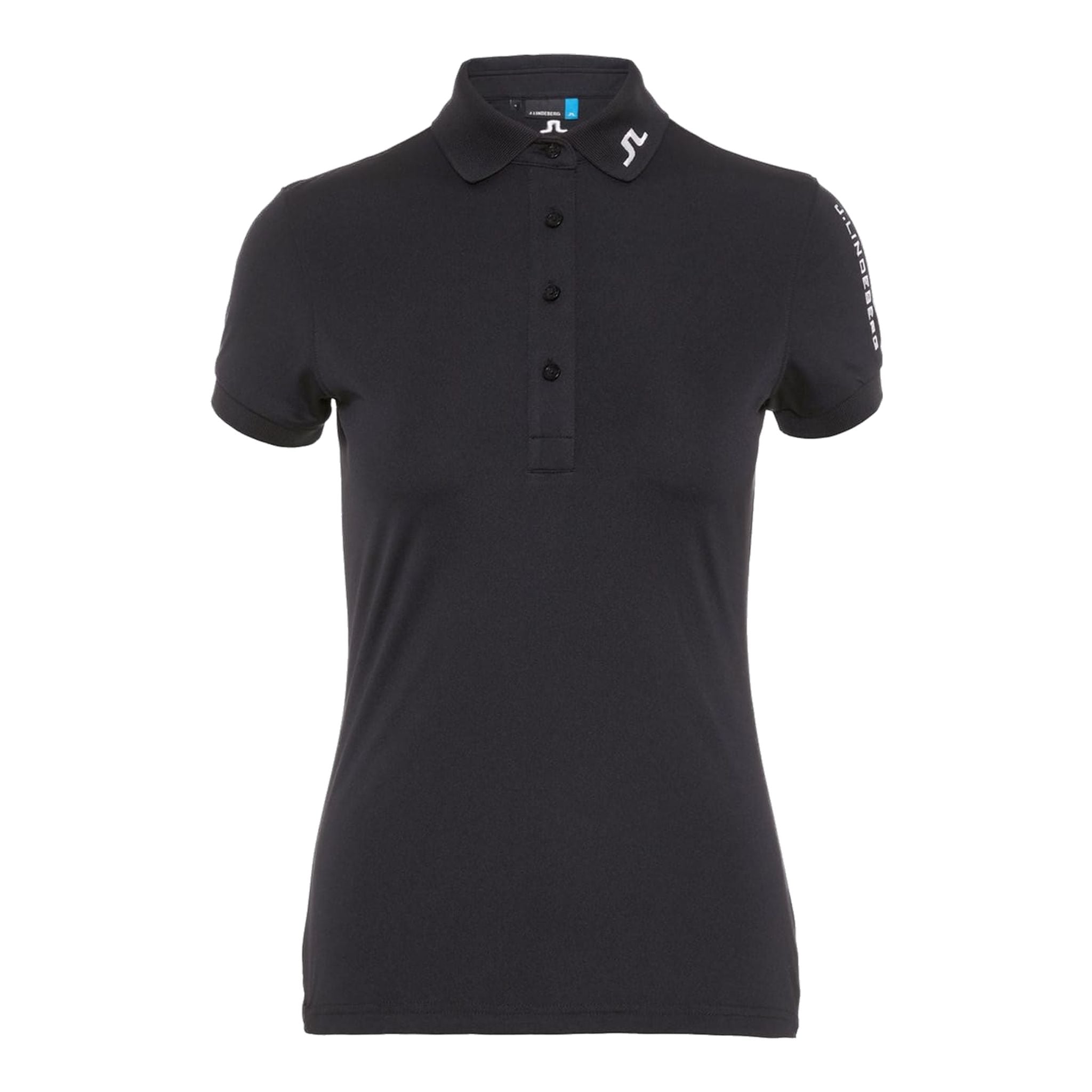 Polo da donna J. Lindeberg W Tour Tech slim TX Jersey nero