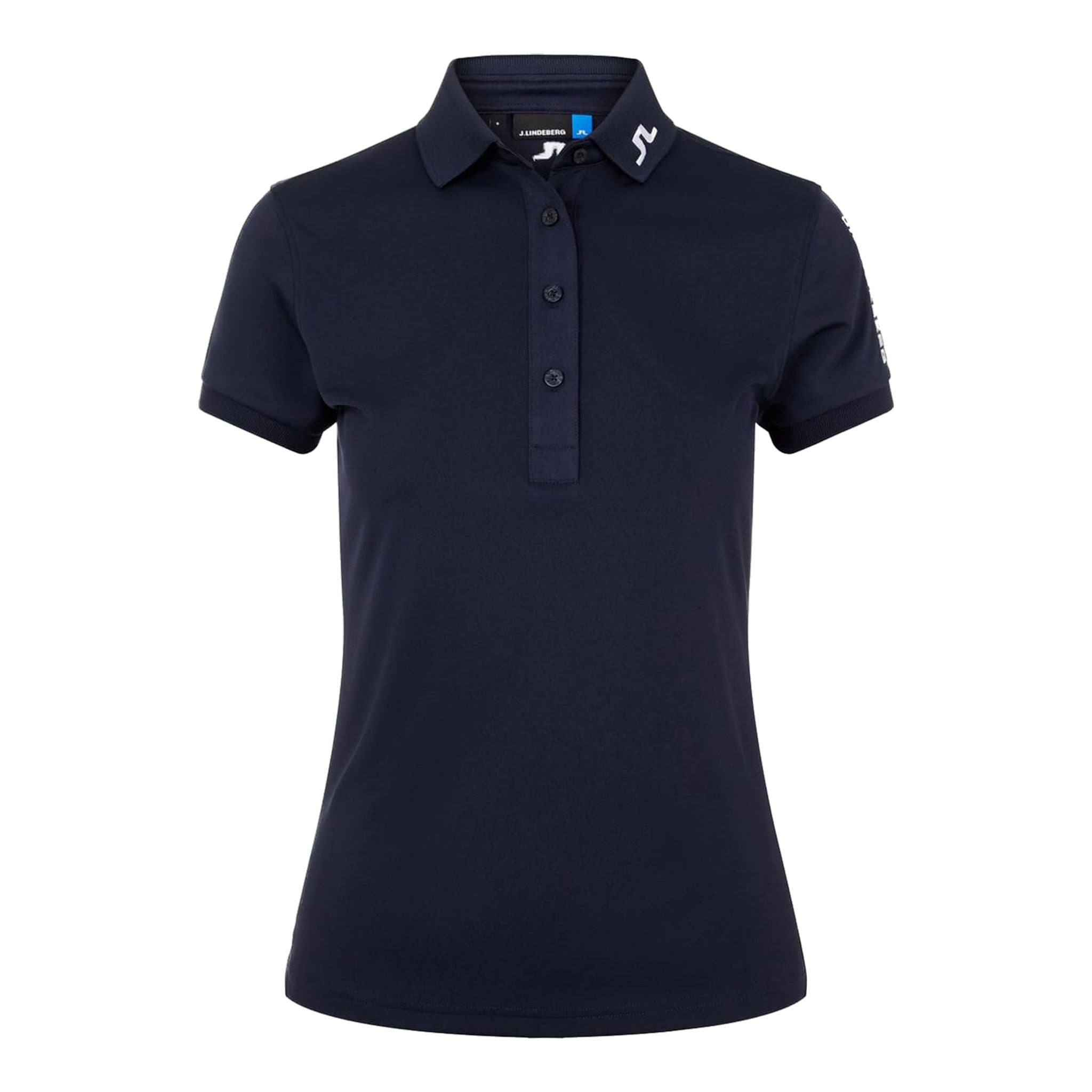 J. Lindeberg W Tour Tech slim TX Jersey Polo JL Navy Donna