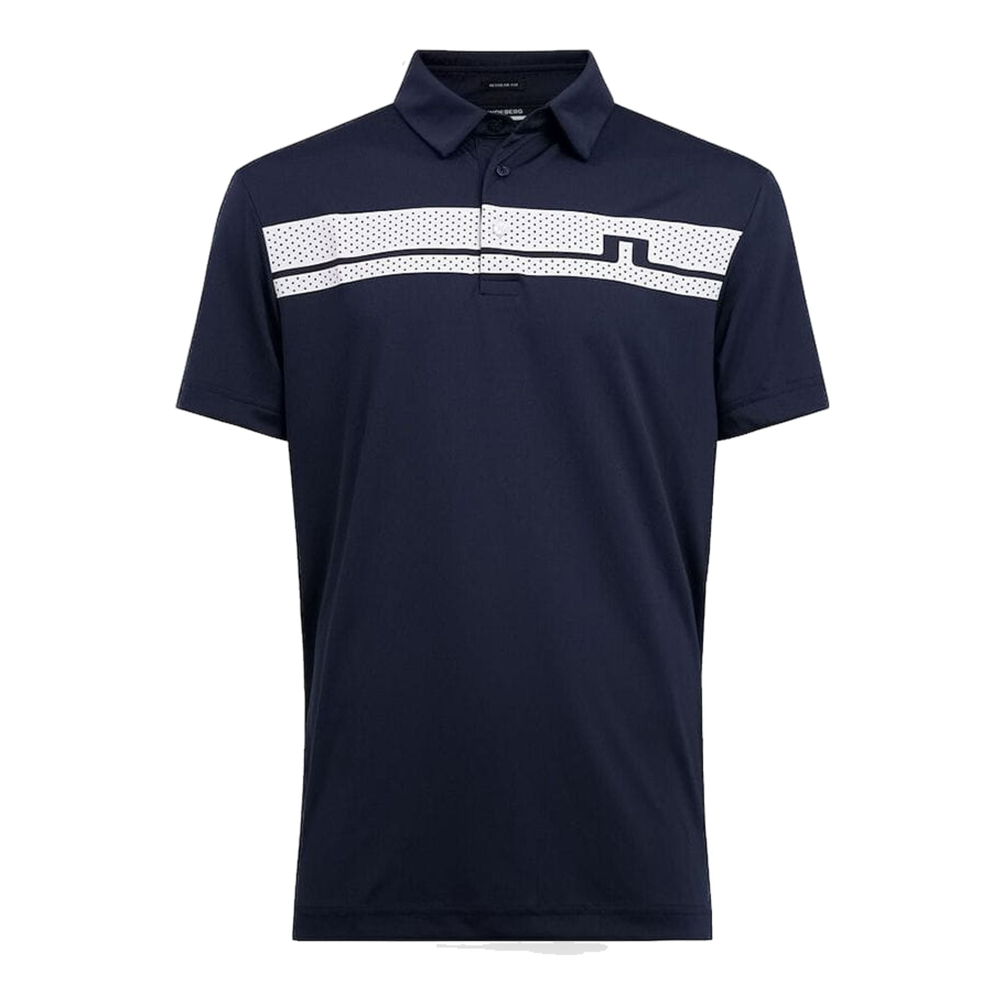 J. Lindeberg M Clark Regular Fit Golf Polo JL Blu Navy Uomo