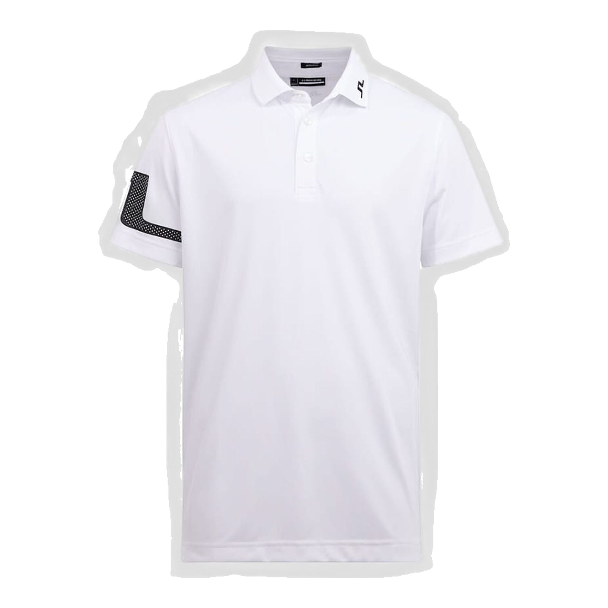 J. Lindeberg M Heath Regular Fit Golf Polo Uomo Bianco