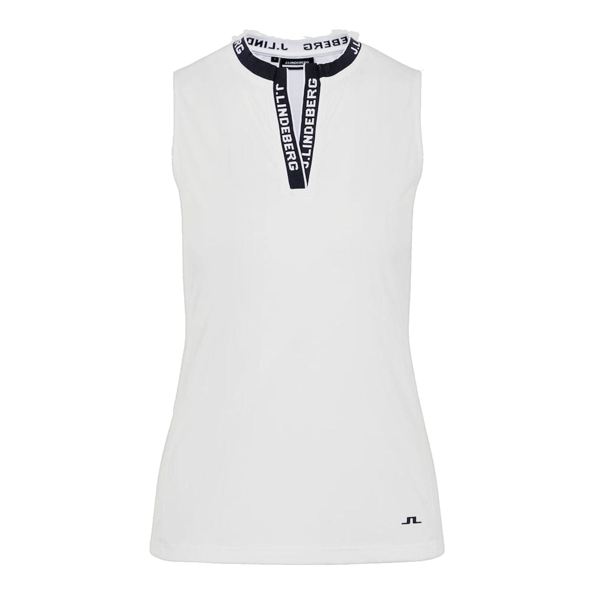 Maglia J. Lindeberg senza maniche W Leya White da donna