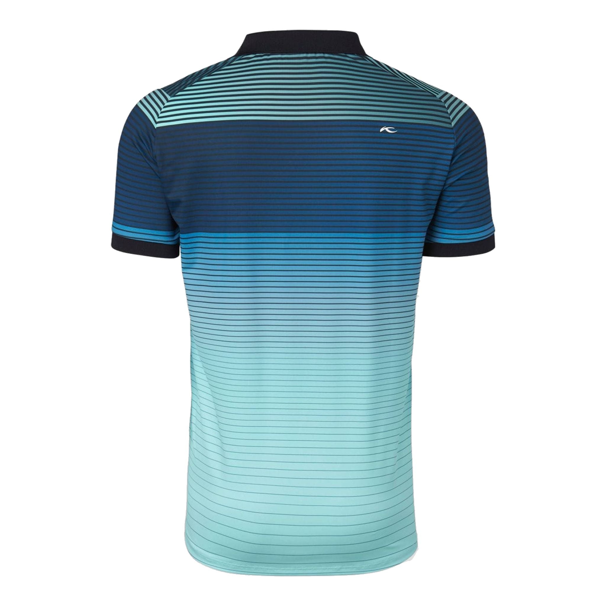 Polo Kjus M Spot Printed SS blu ghiaccio da uomo