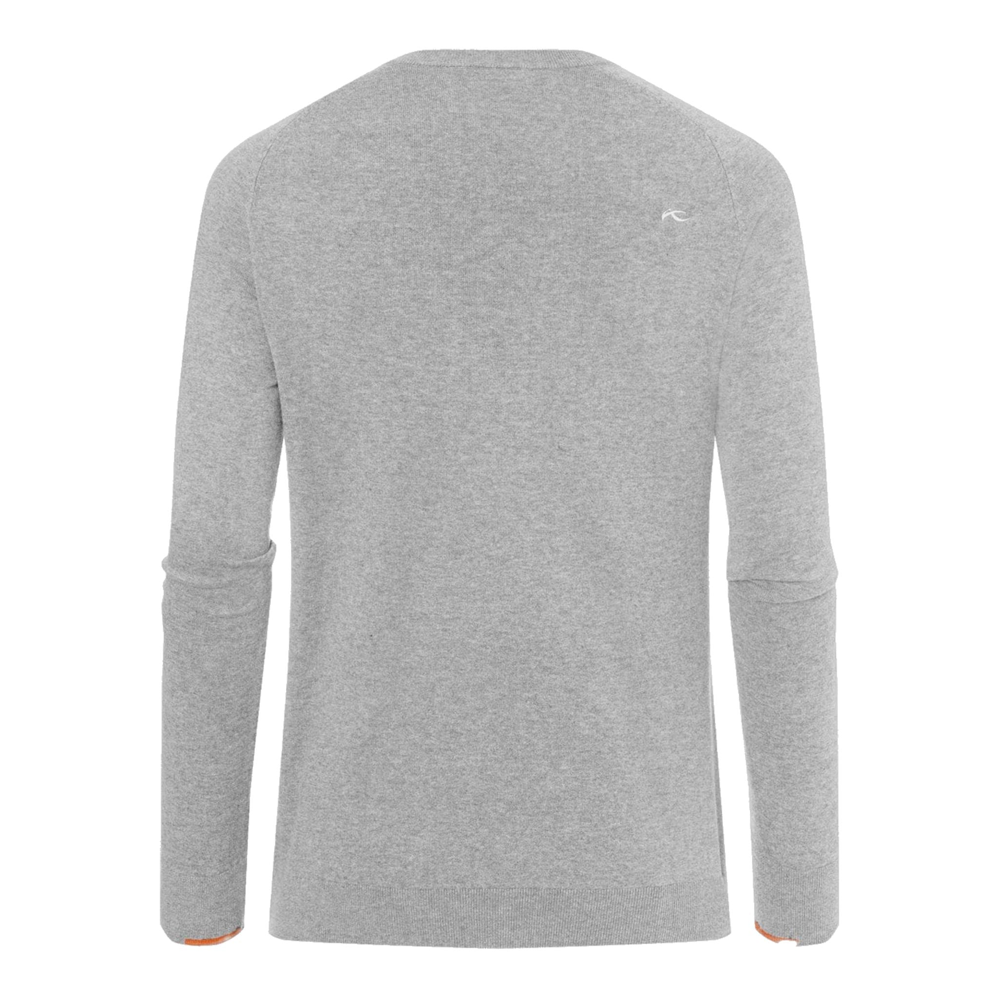 Kjus M Pullover Kirk V-Neck Grigio Argento/Melange Uomo