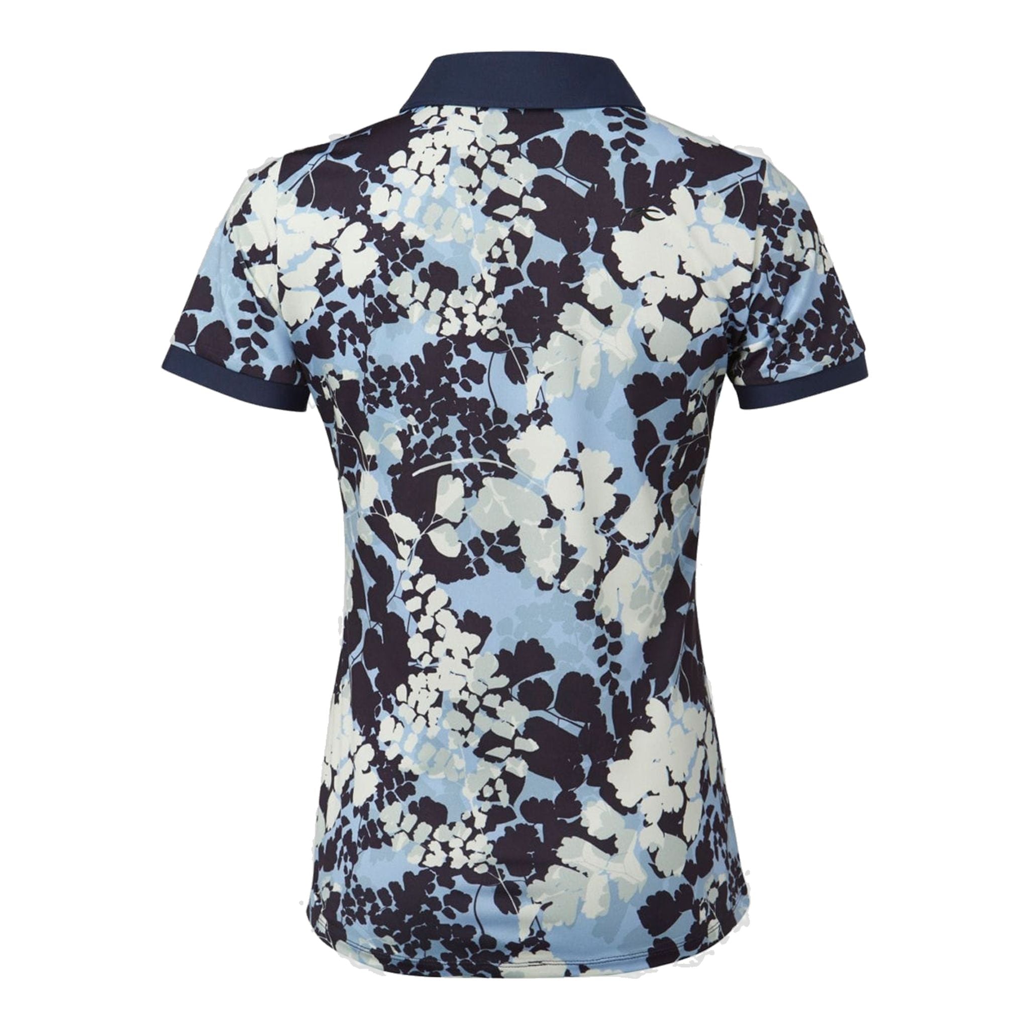 Kjus W Enya Polo SS stampata Atlanta Blu/Bianco Donna