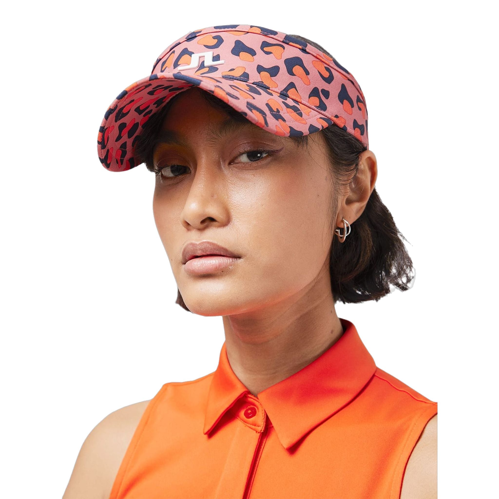 J. Lindeberg Bonnie Golf Visor Faded Rose Donna Donna