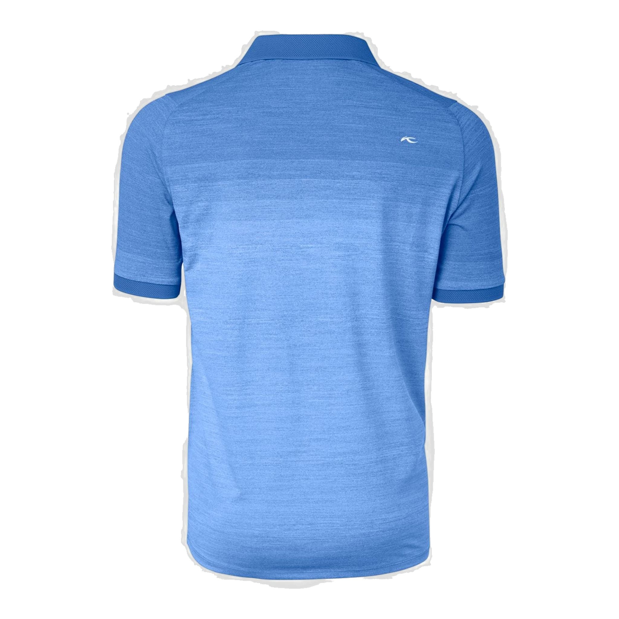 Polo Kjus M Melange Fading SS Strong Blue Mel Uomo