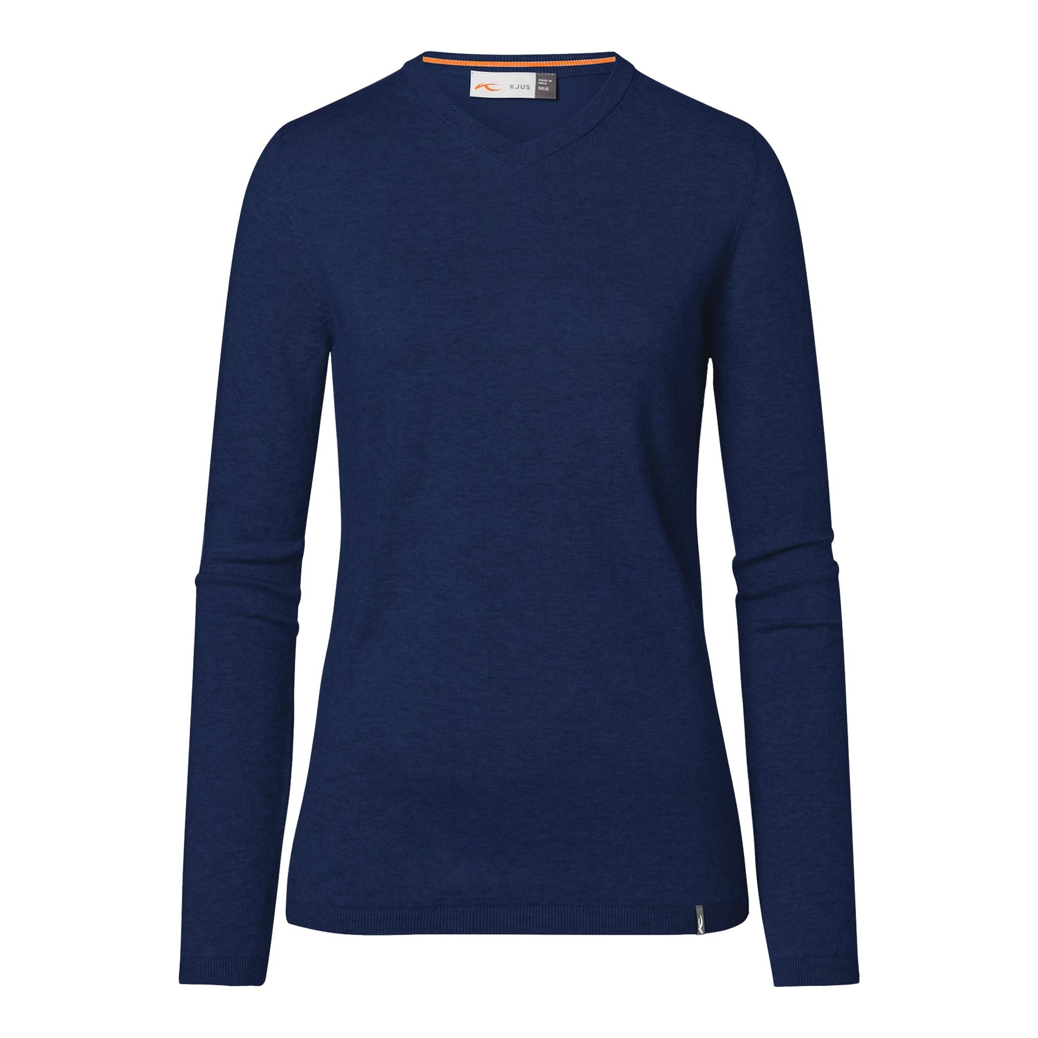 Kjus W Pullover V-collo Kicki Atlanta Blu screziato Donna