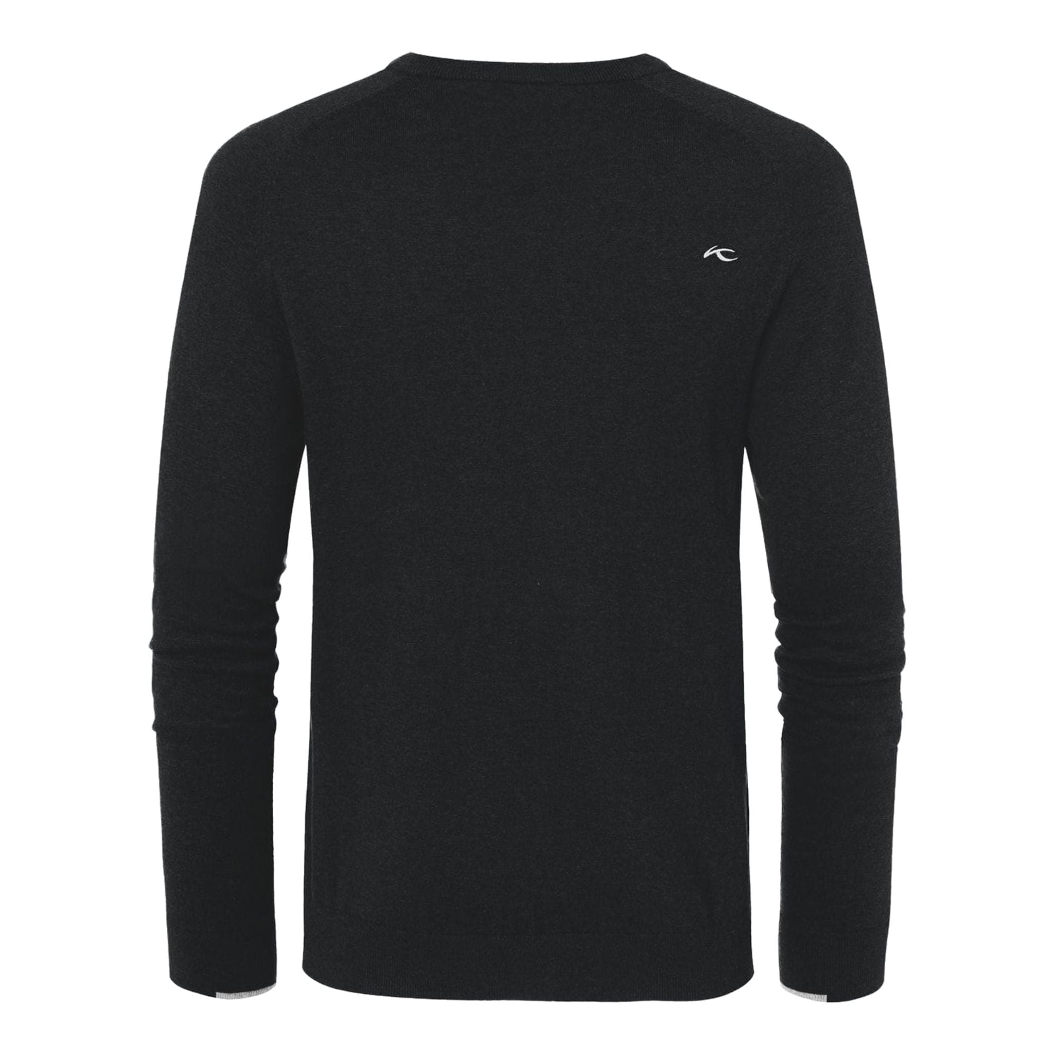 Kjus Pullover scollo a V Kirk M Nero Melange Uomo