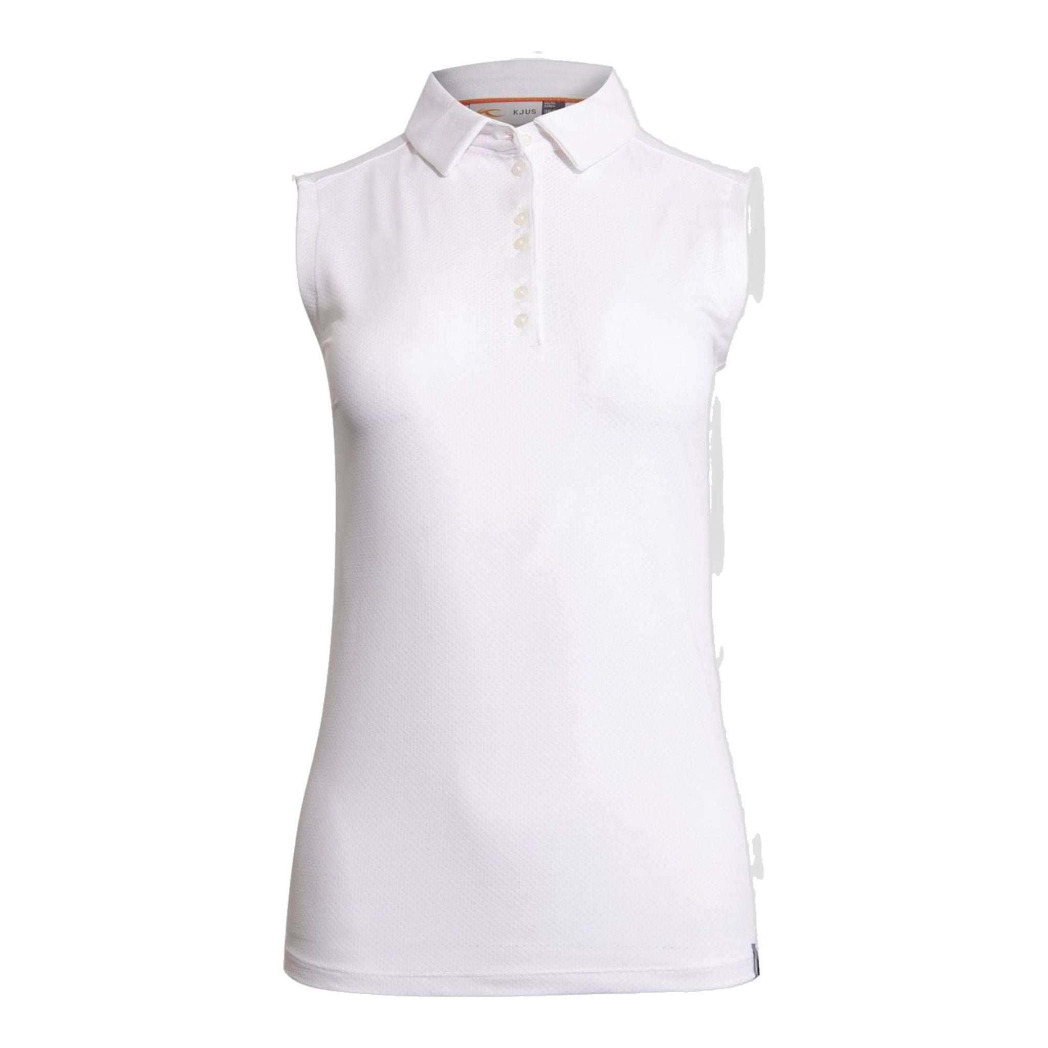 Kjus W Eve SL Polo bianca da donna