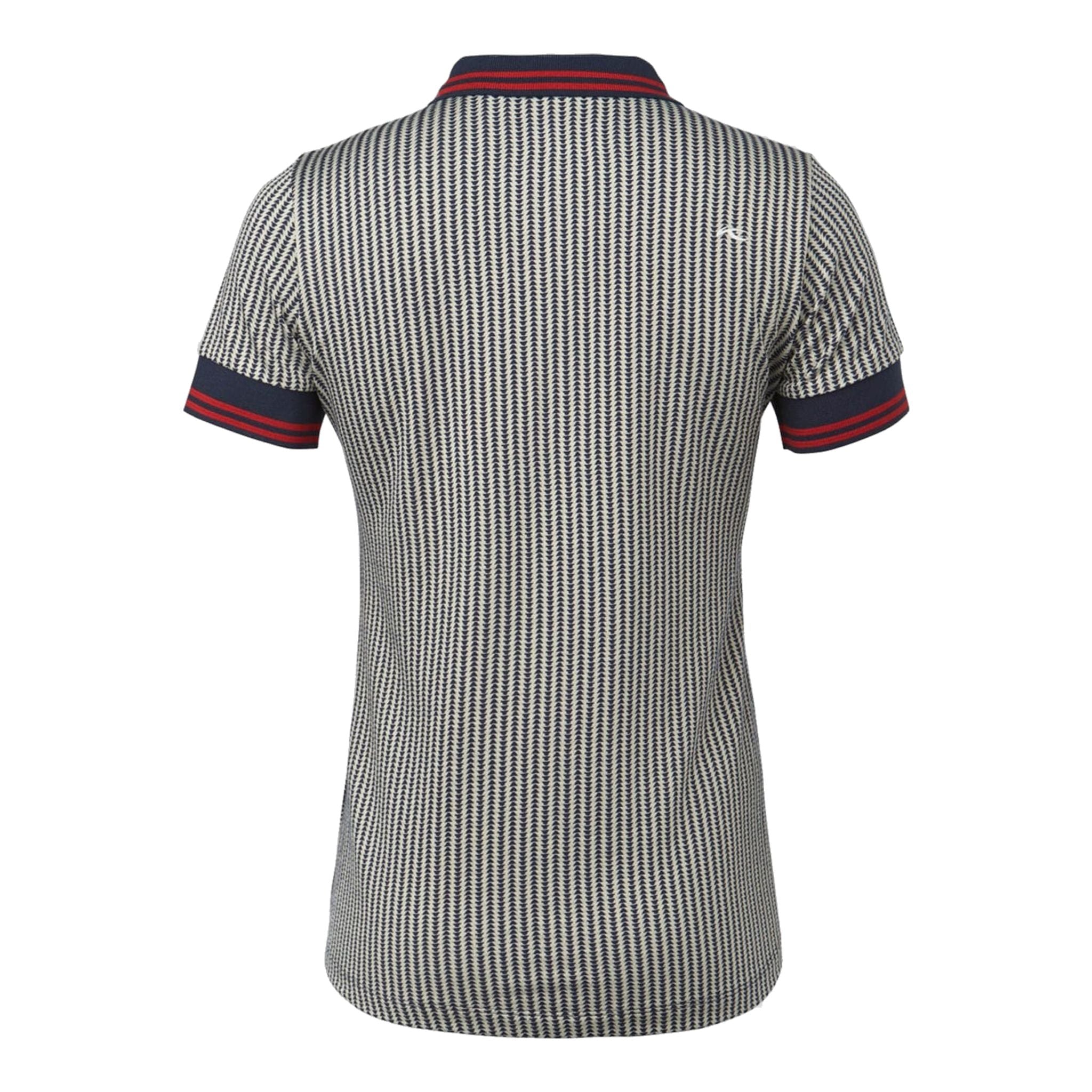 Kjus W Ella Structure SS Polo Atlanta Blue/Buttercr Damen