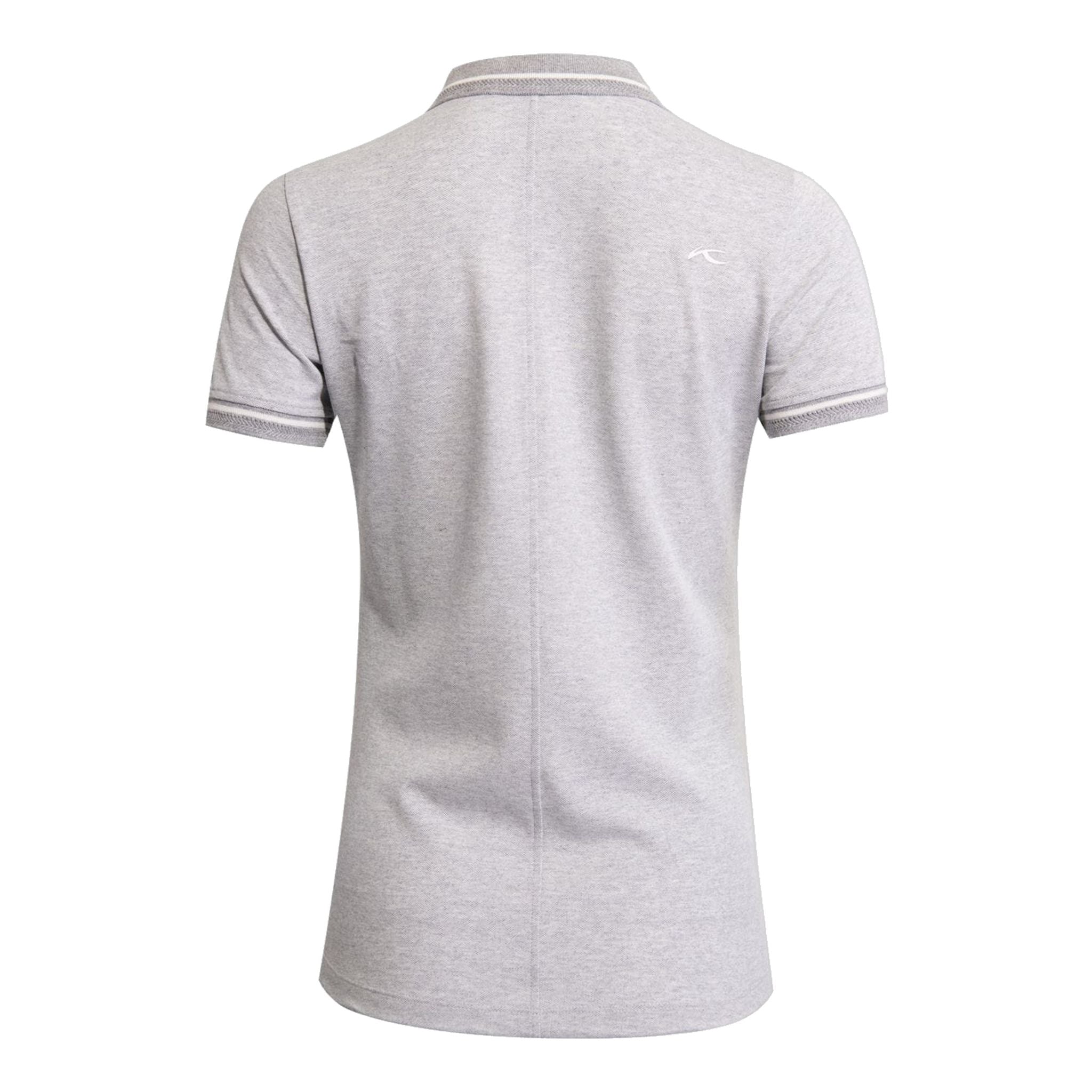 Kjus W Sanna SS Polo Grigio Acciaio Melange Donna