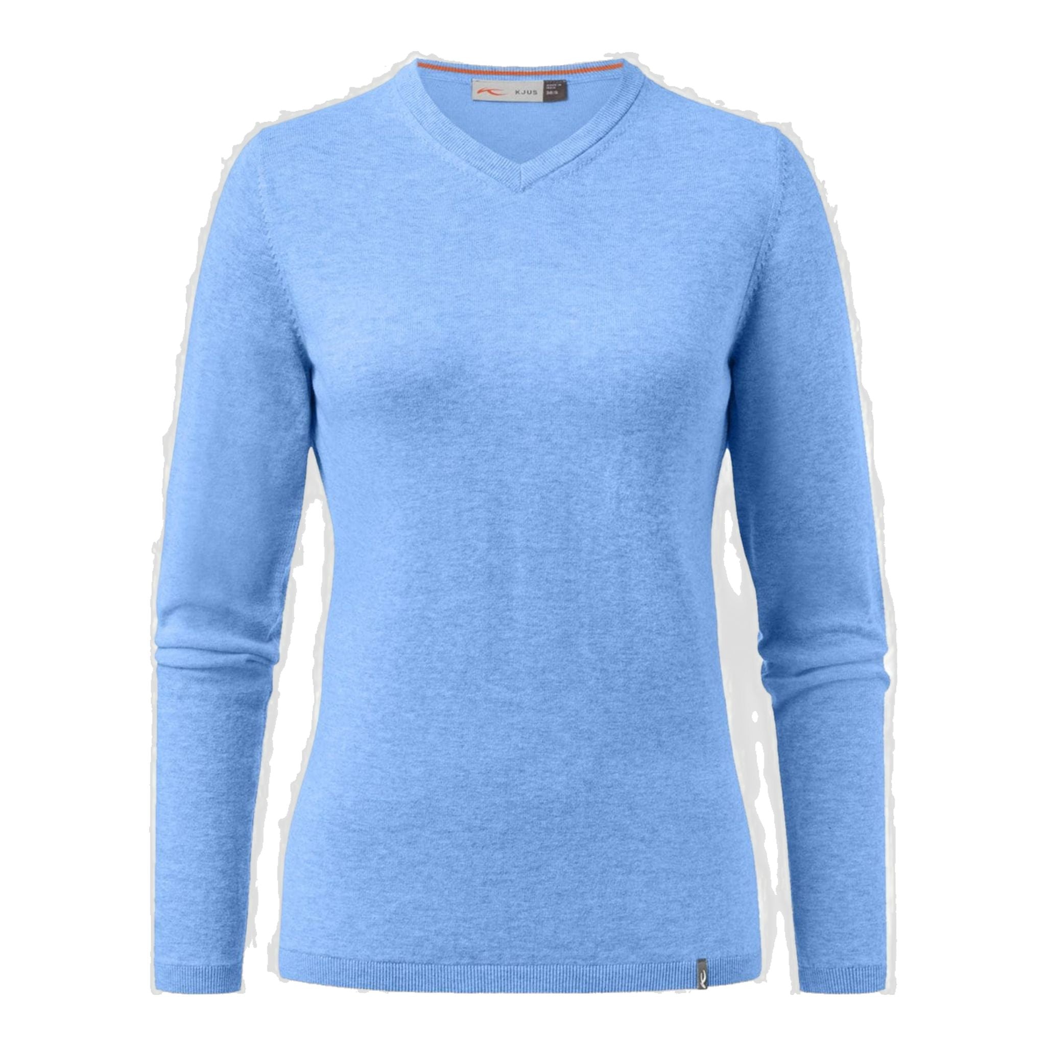 Kjus W Kicki Maglione con scollo a V Vista Blue Mel Donna