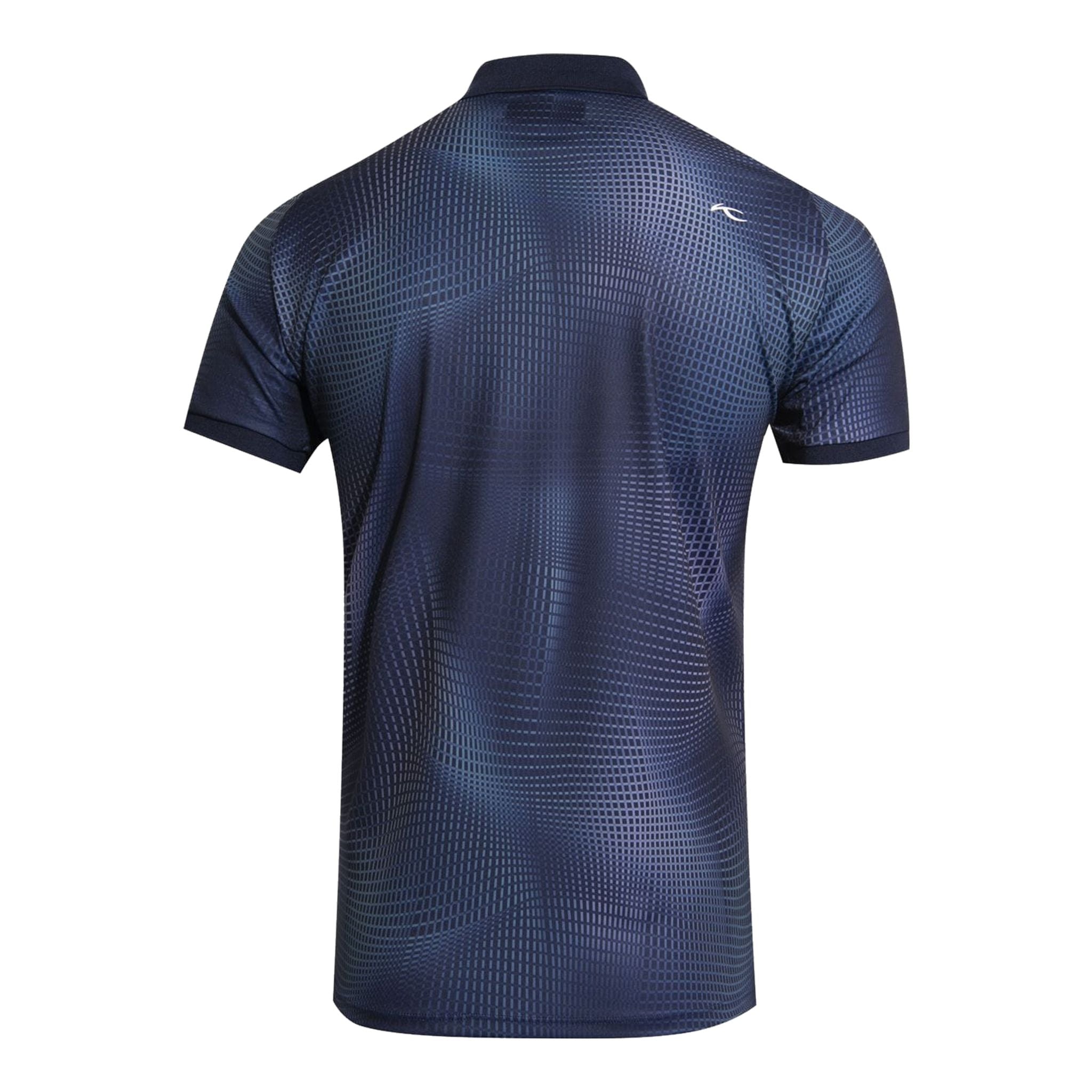 Polo Kjus M Spot Printed SS Atlanta Blue/Primavera Verde Uomo