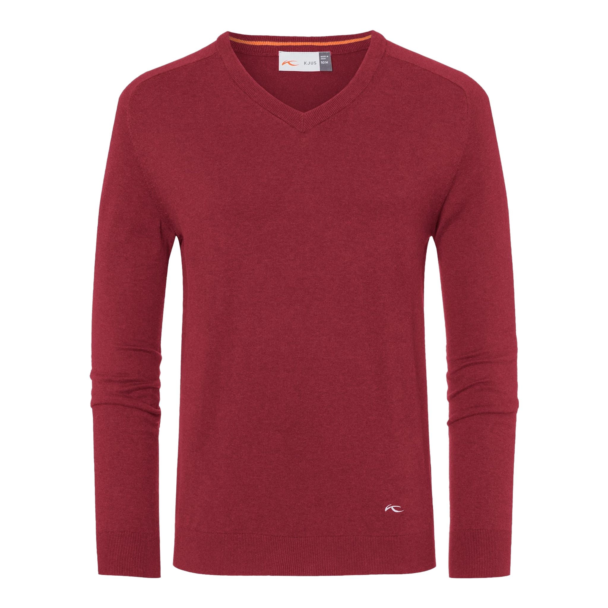 Kjus M Pullover scollo a V Kirk Cardinal Uomo
