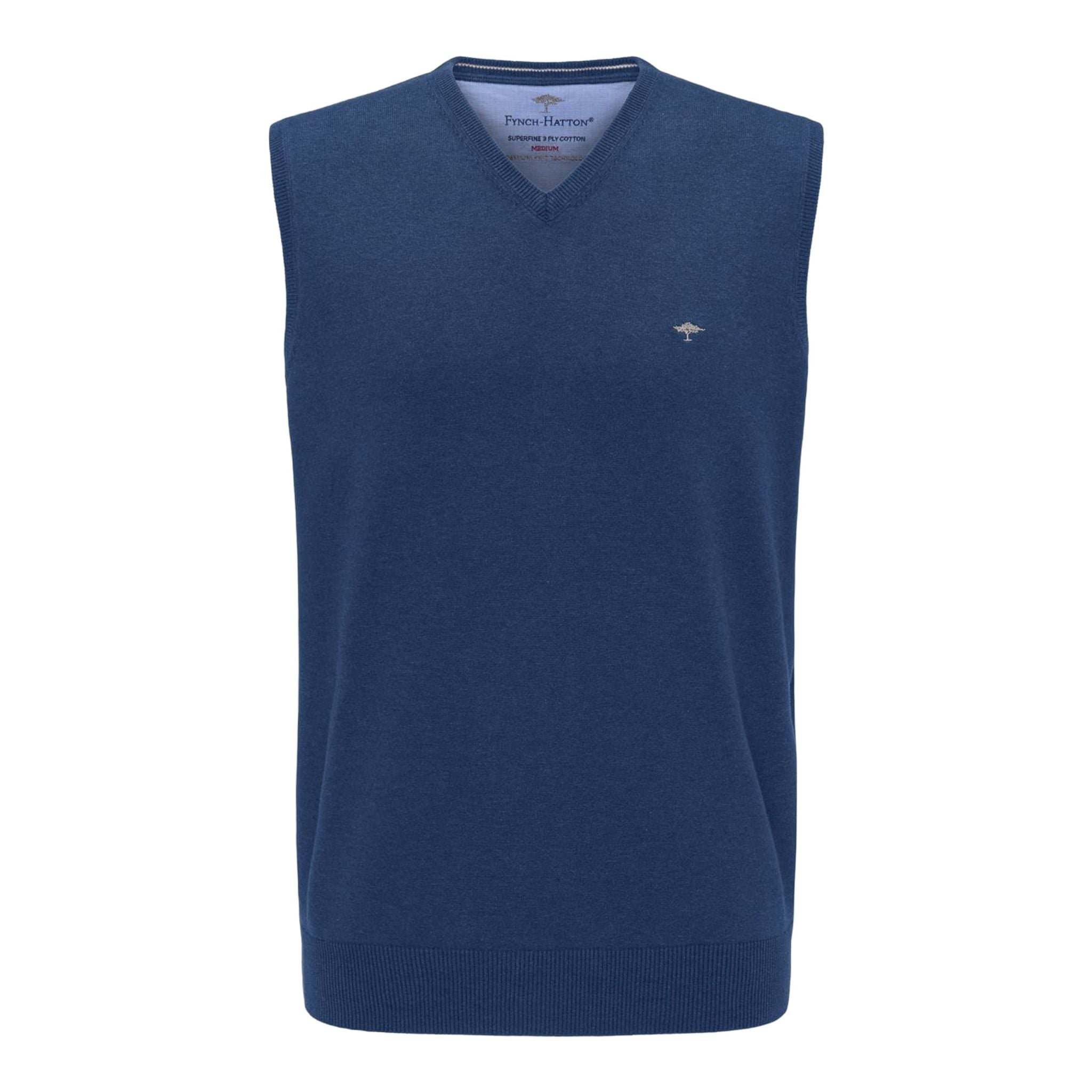 Fynch Hatton Pullunder blu uomo