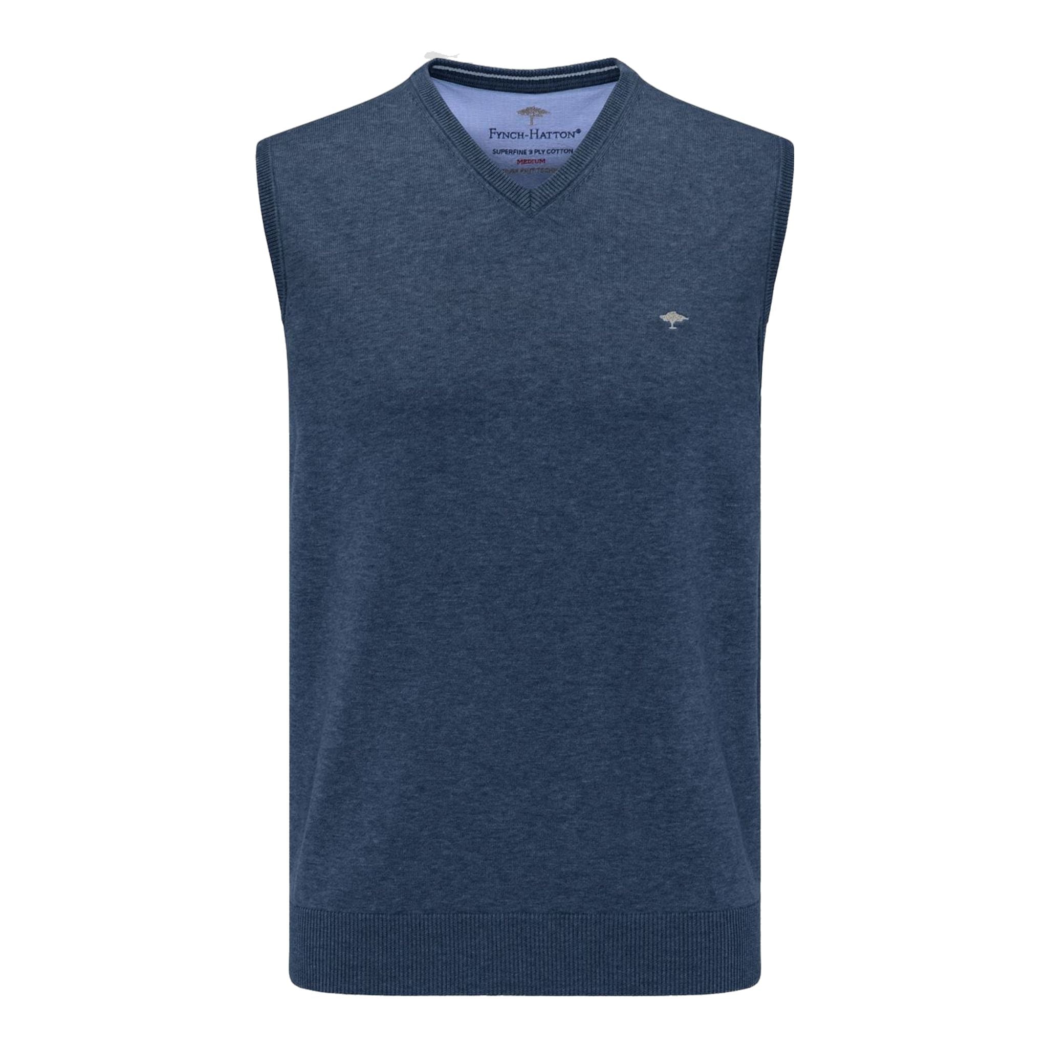 Fynch Hatton Pullunder blu uomo