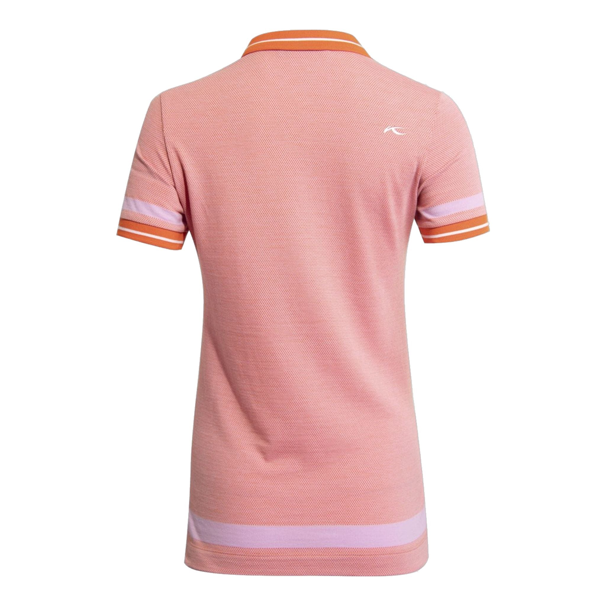 Kjus W Emmy Structure SS Polo Mandarino/Rosa Reef Donna