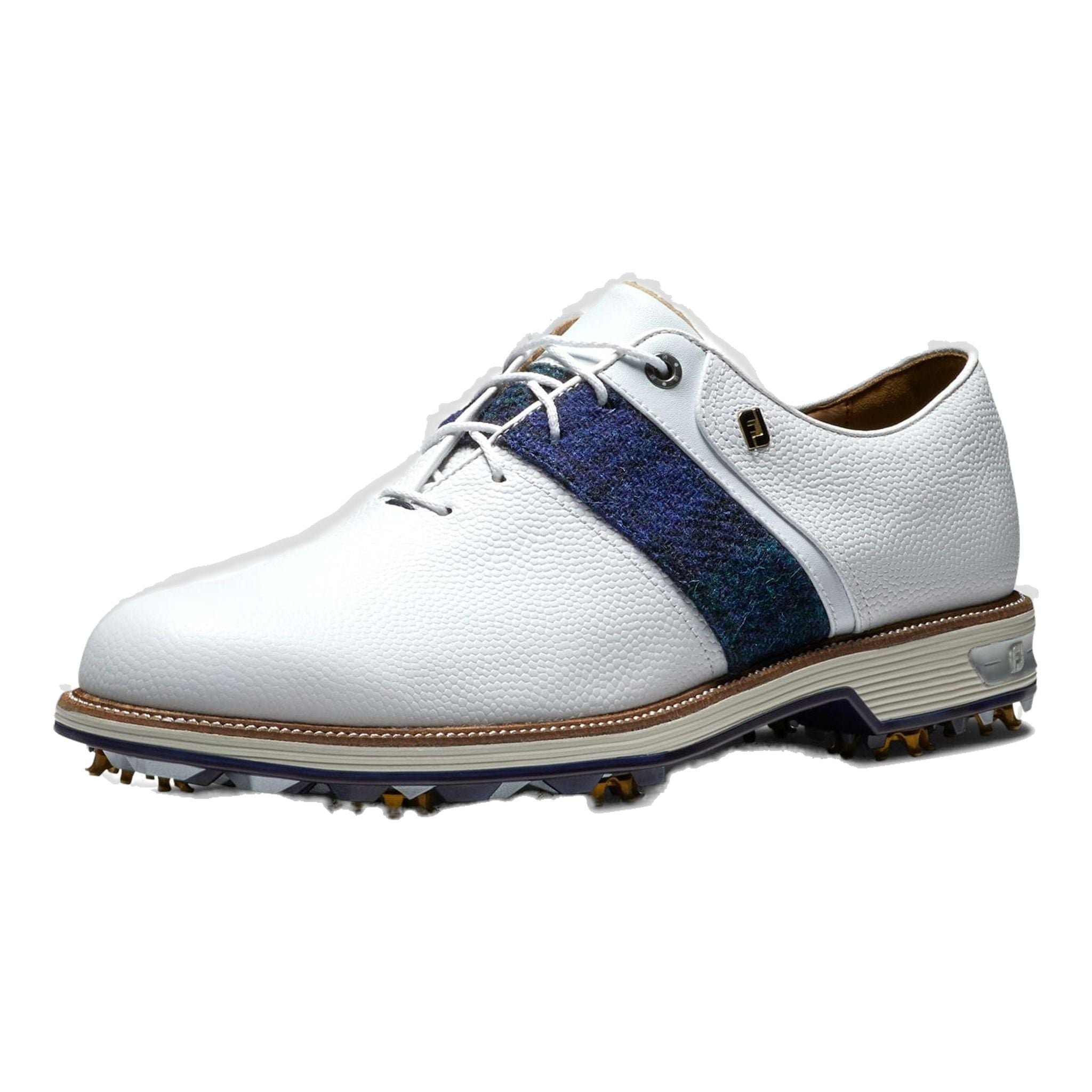 Footjoy M DJ Premiere Bianco/Blu/Verde Harris Tweed Uomo