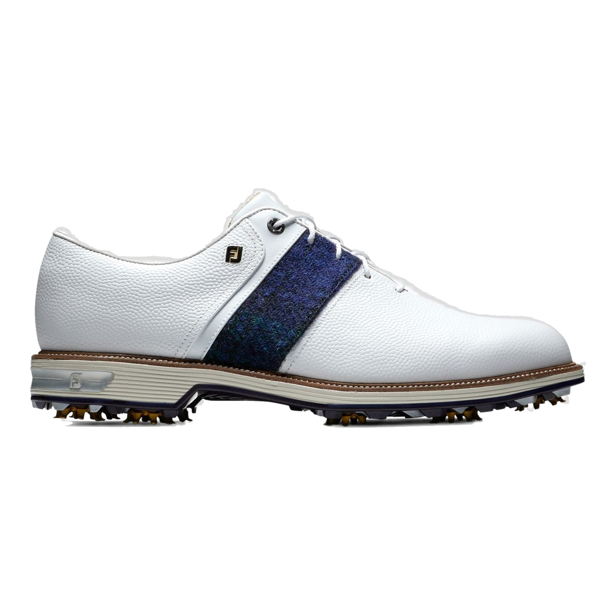 Footjoy M DJ Premiere Bianco/Blu/Verde Harris Tweed Uomo