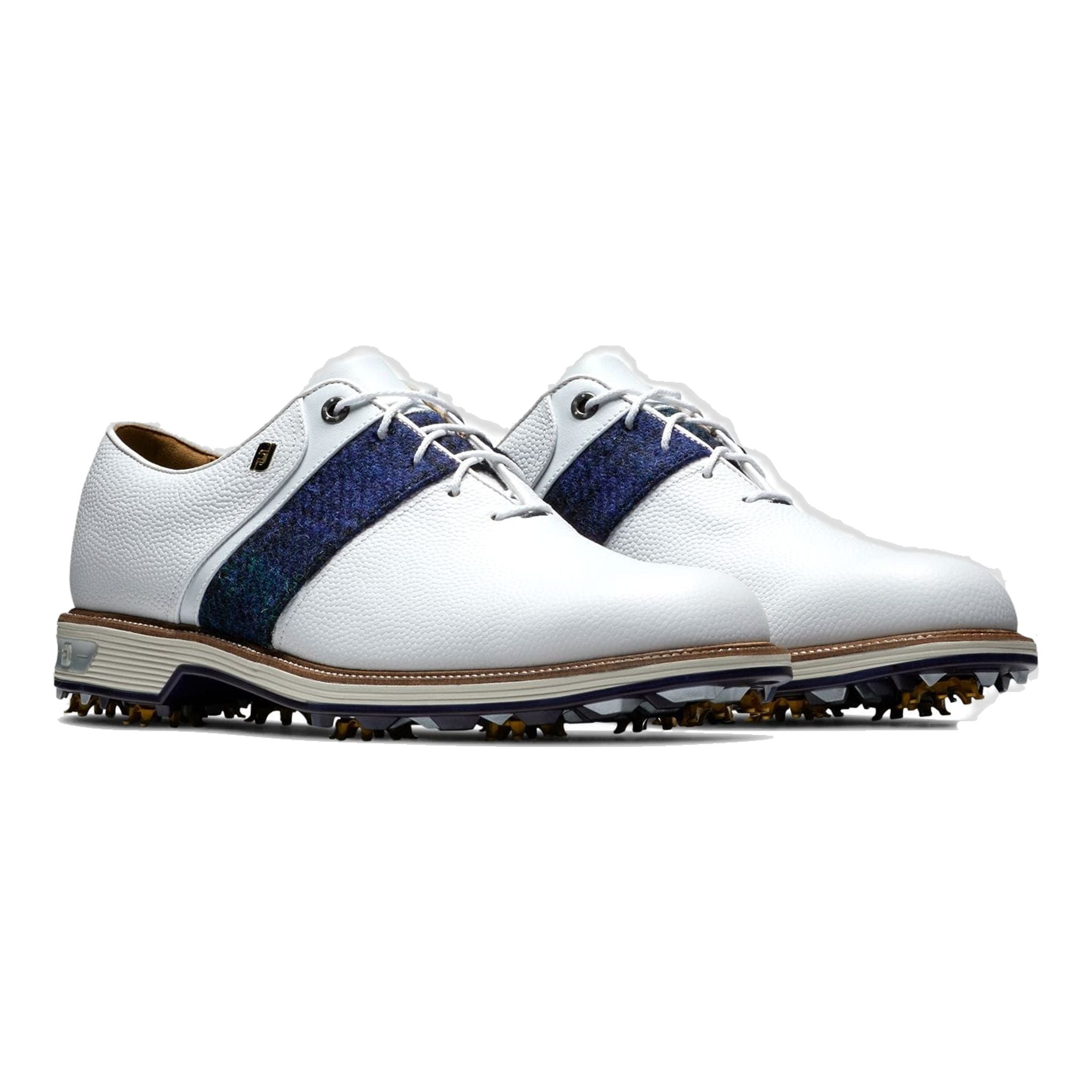 Footjoy M DJ Premiere Bianco/Blu/Verde Harris Tweed Uomo