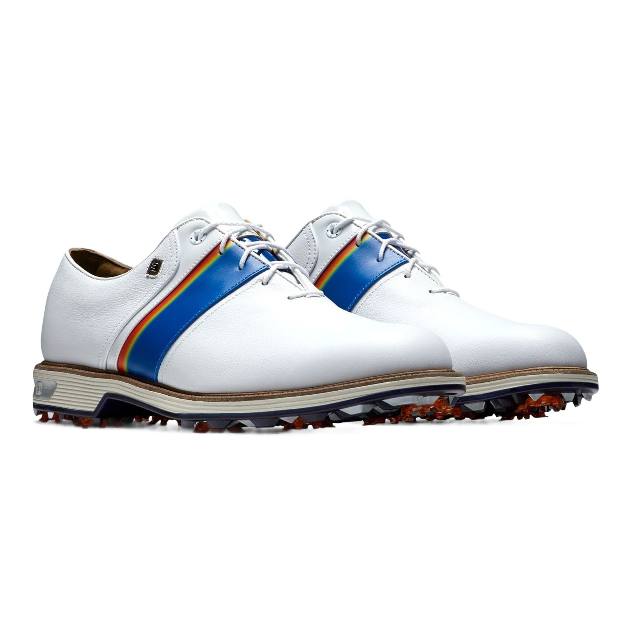 Footjoy DJ Premiere Bianco/Blu Navy/Arancione Uomo