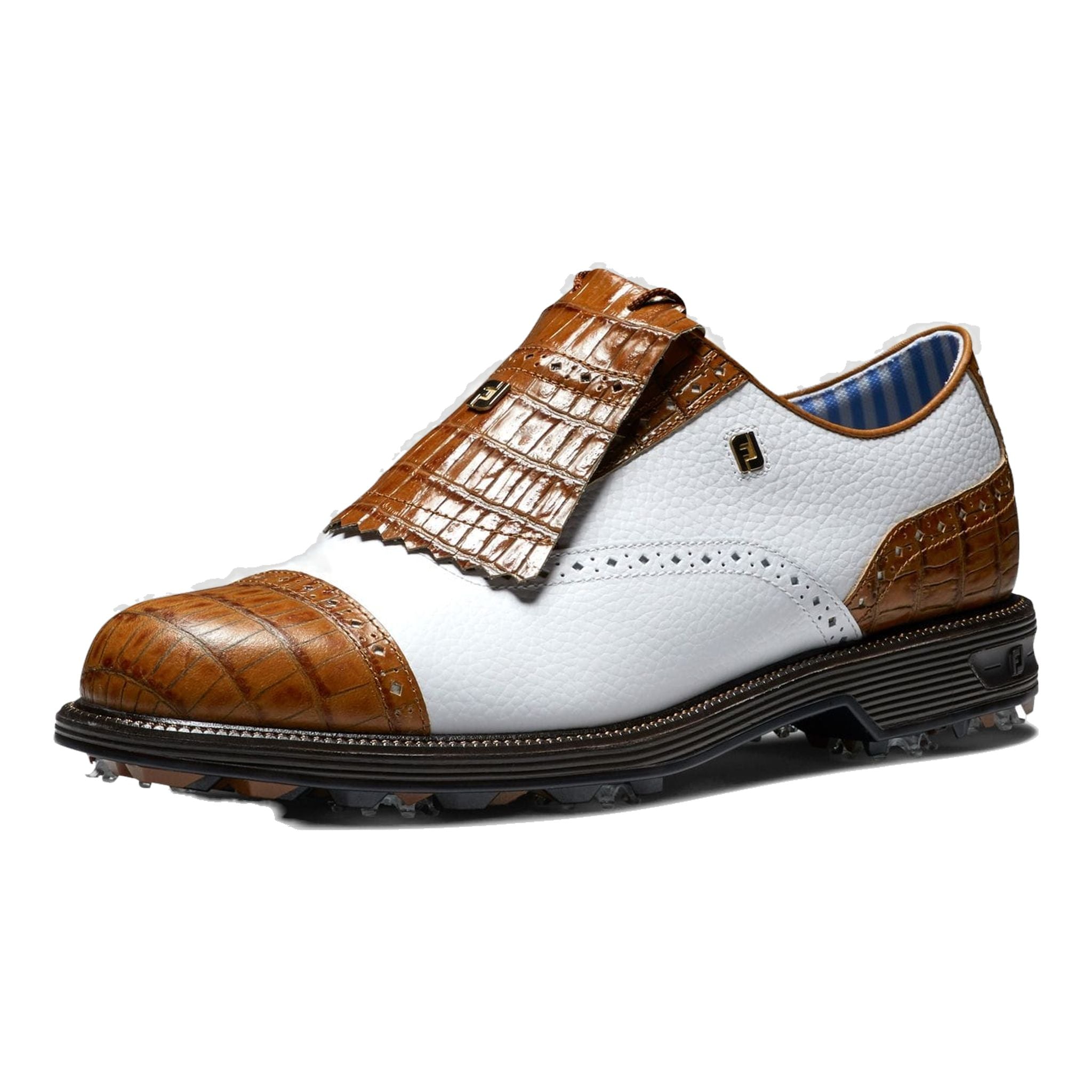 Footjoy M DJ Premiere Bianco/Marrone Uomo