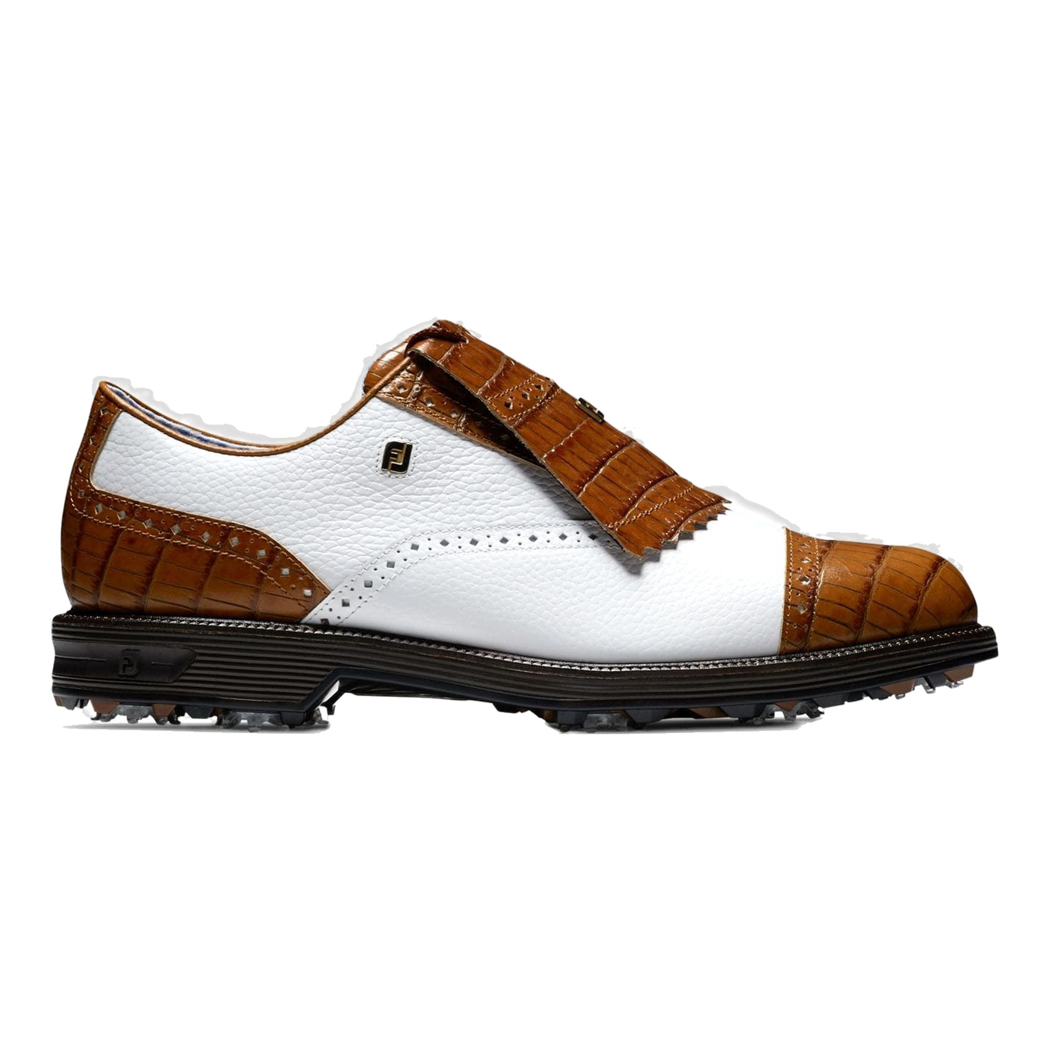 Footjoy M DJ Premiere Bianco/Marrone Uomo