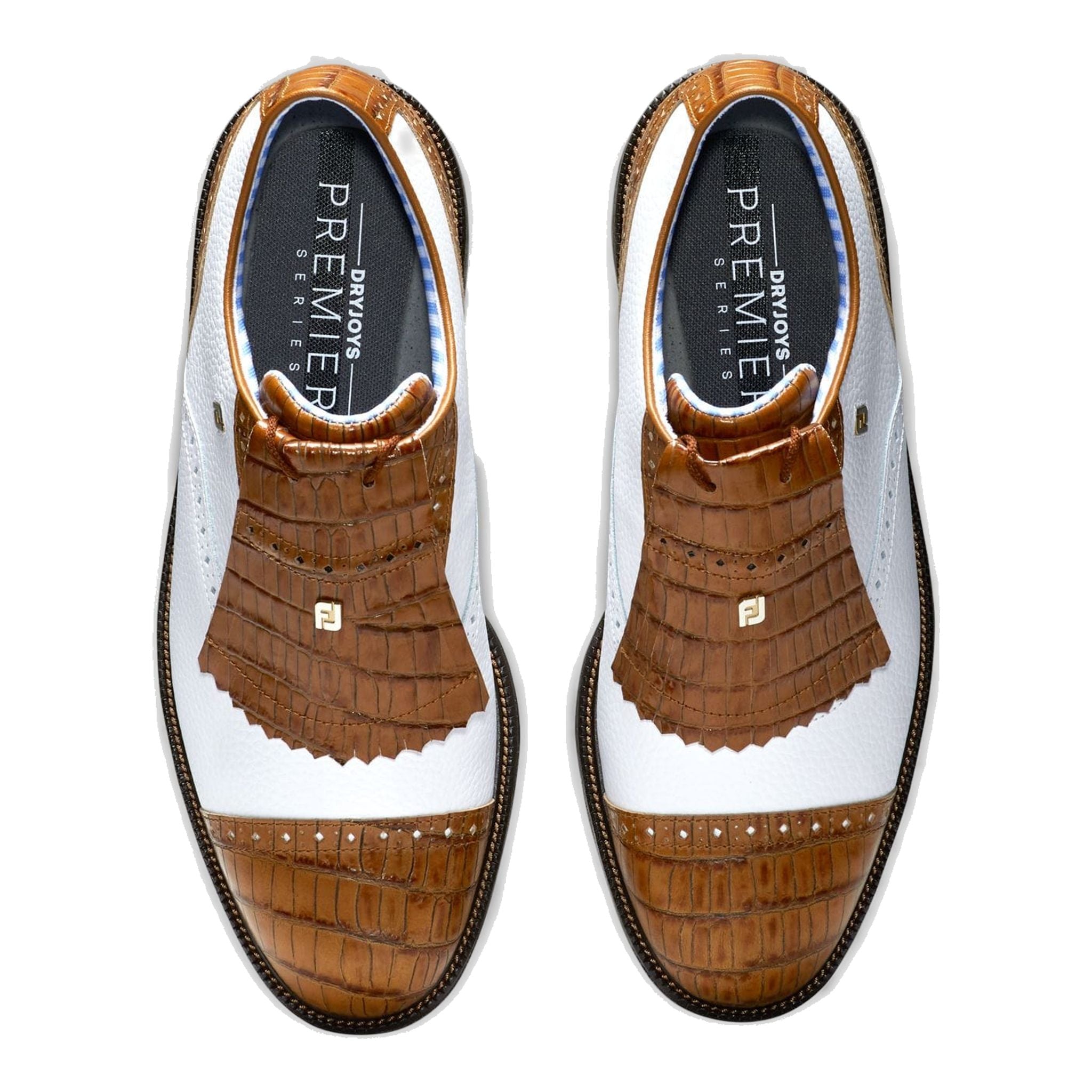 Footjoy M DJ Premiere Bianco/Marrone Uomo