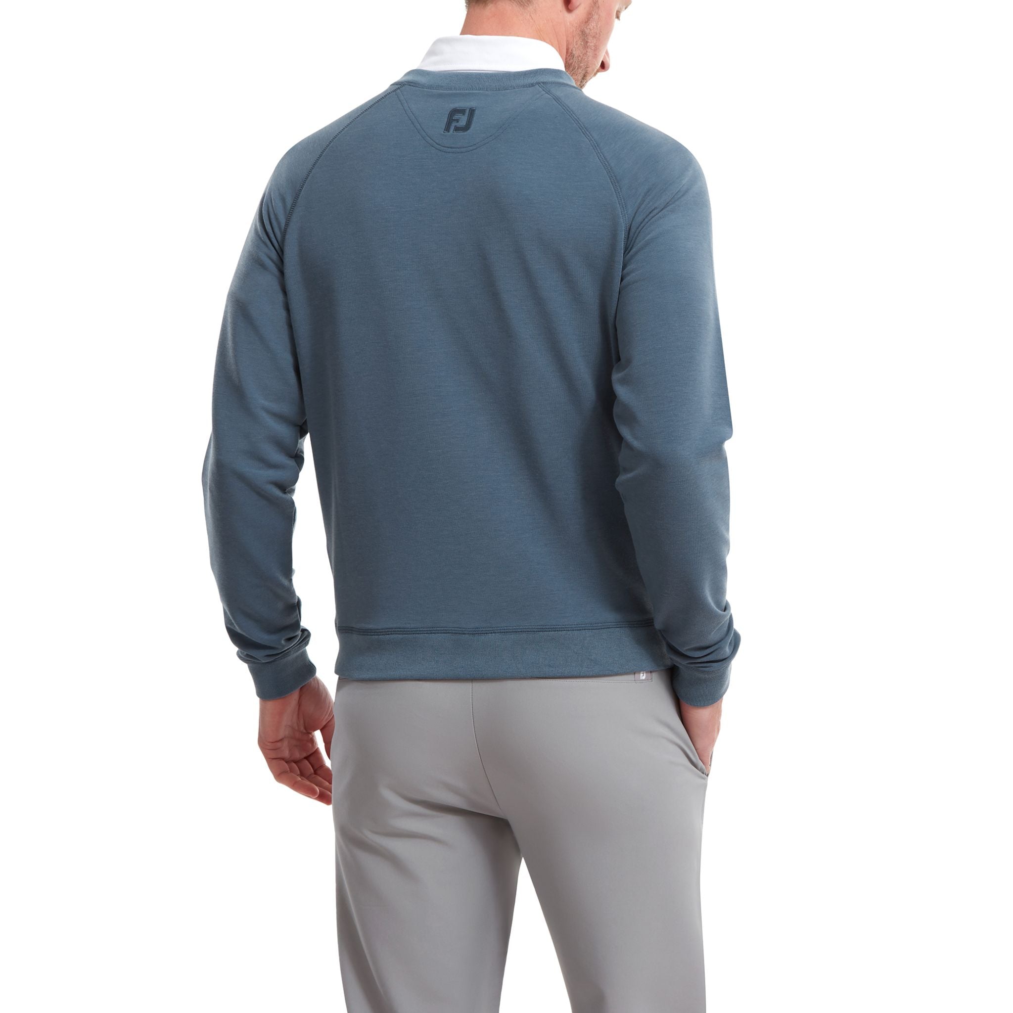 Footjoy M Polo Drirelease French Terry Girocollo Maglione H Uomo