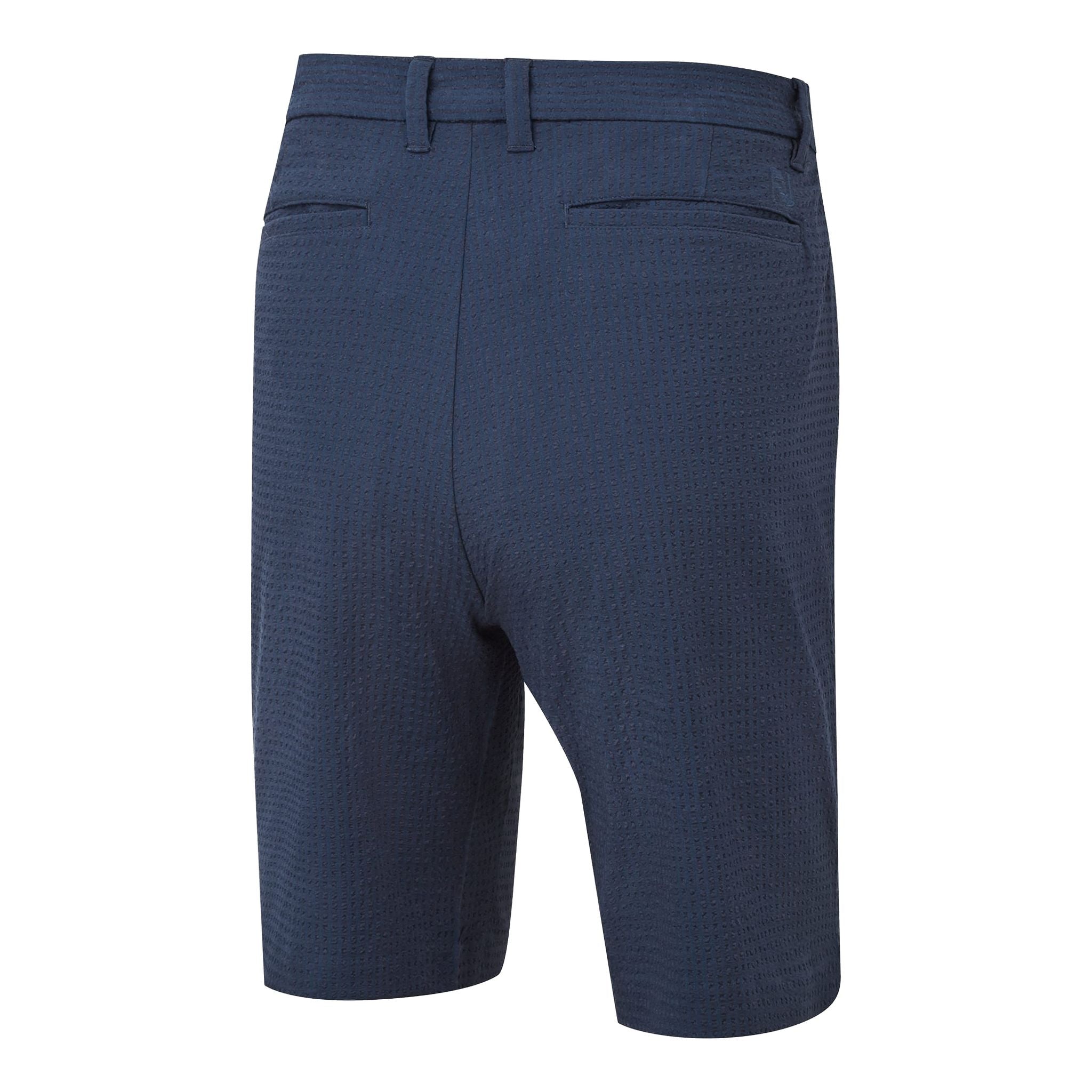 Footjoy M Performance Pantaloncini Seersucker Blu Navy Uomo