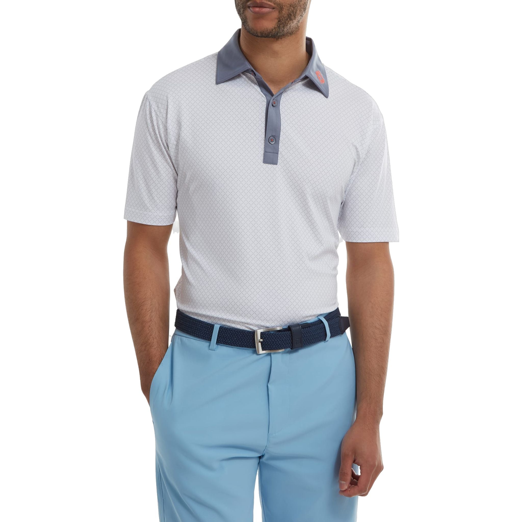 Footjoy Polo Diamond Dot Lisle Uomo