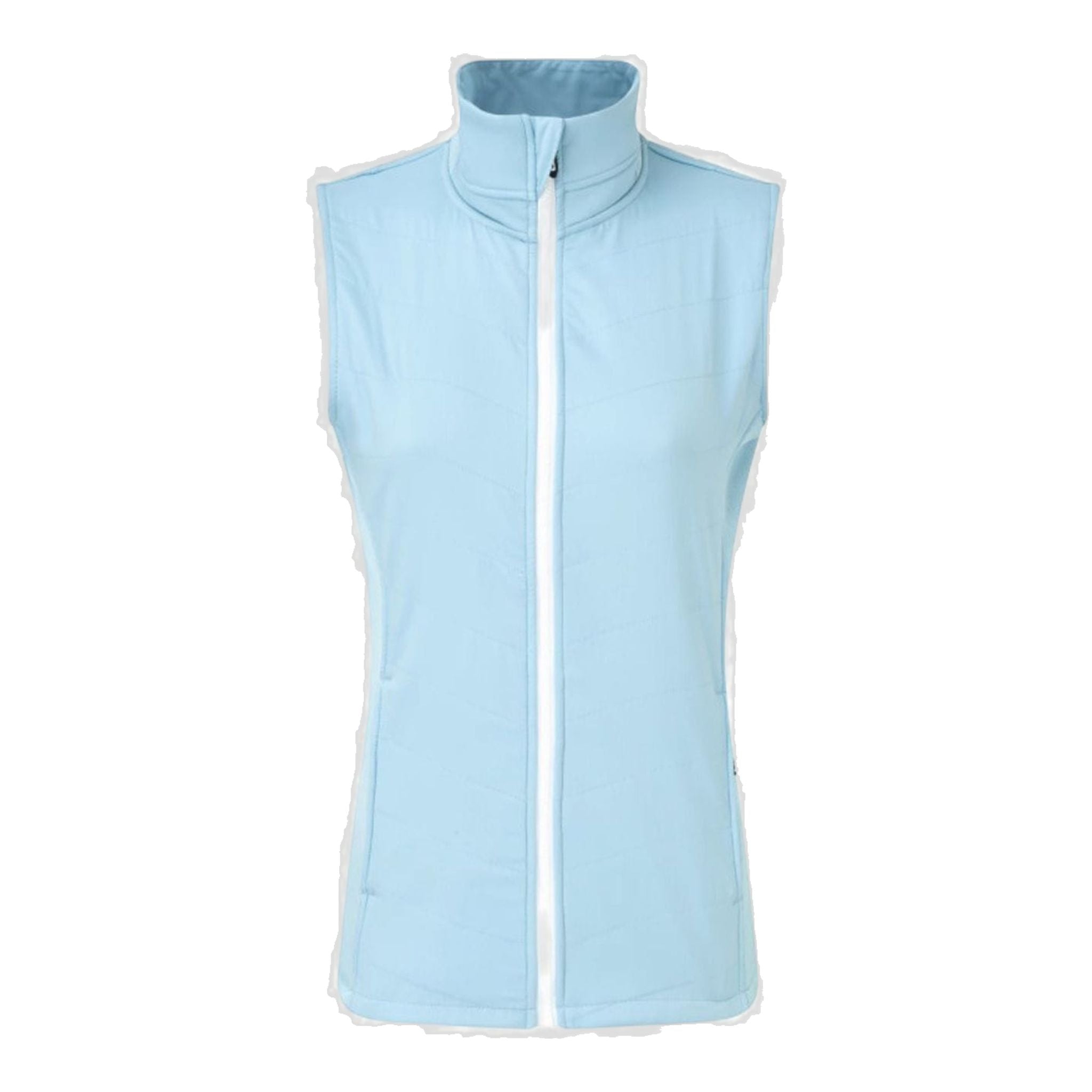 Footjoy W Gilet termico trapuntato blu/bianco da donna