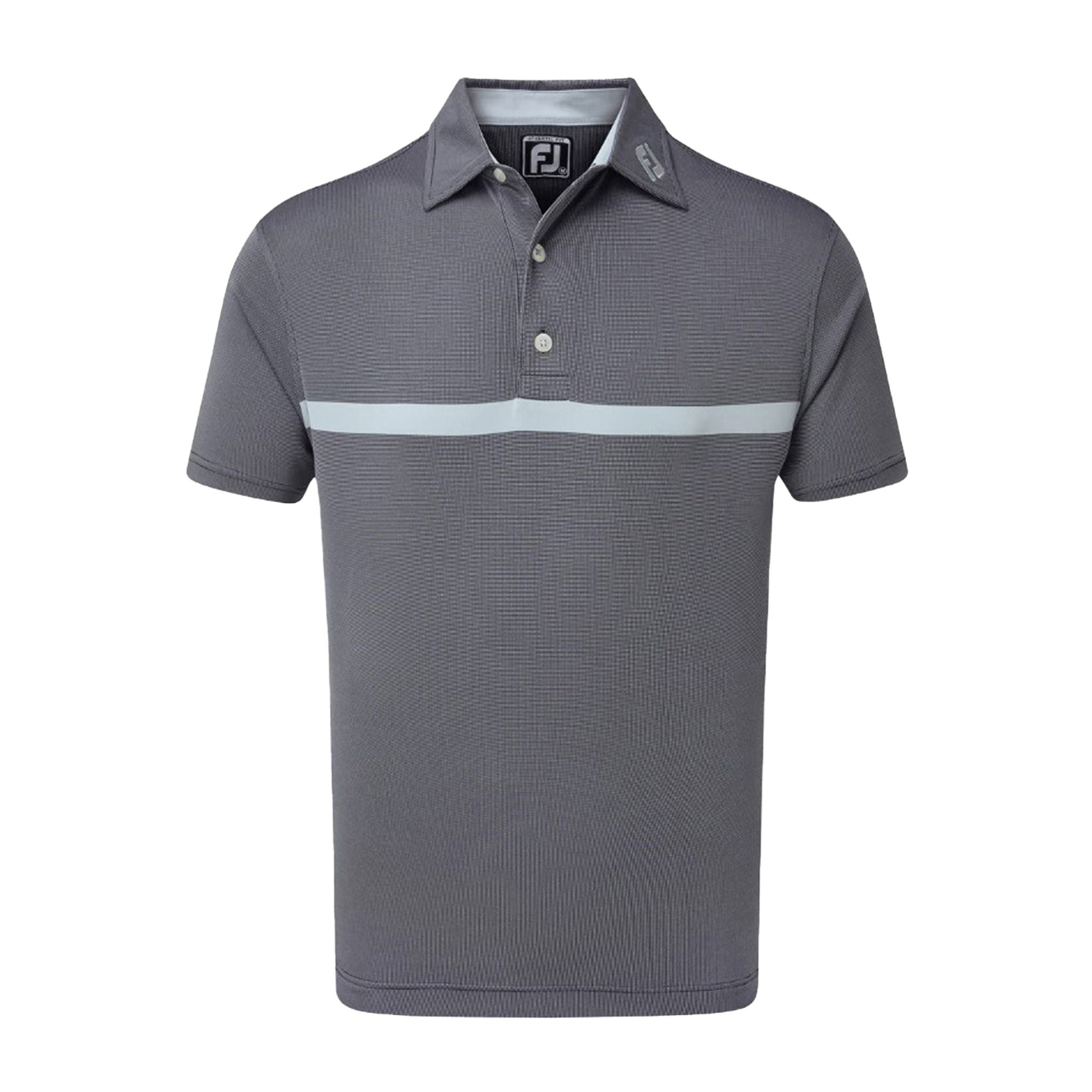 Footjoy M Nailhead Jacquard SS Polo blu navy/blu nebbia uomo