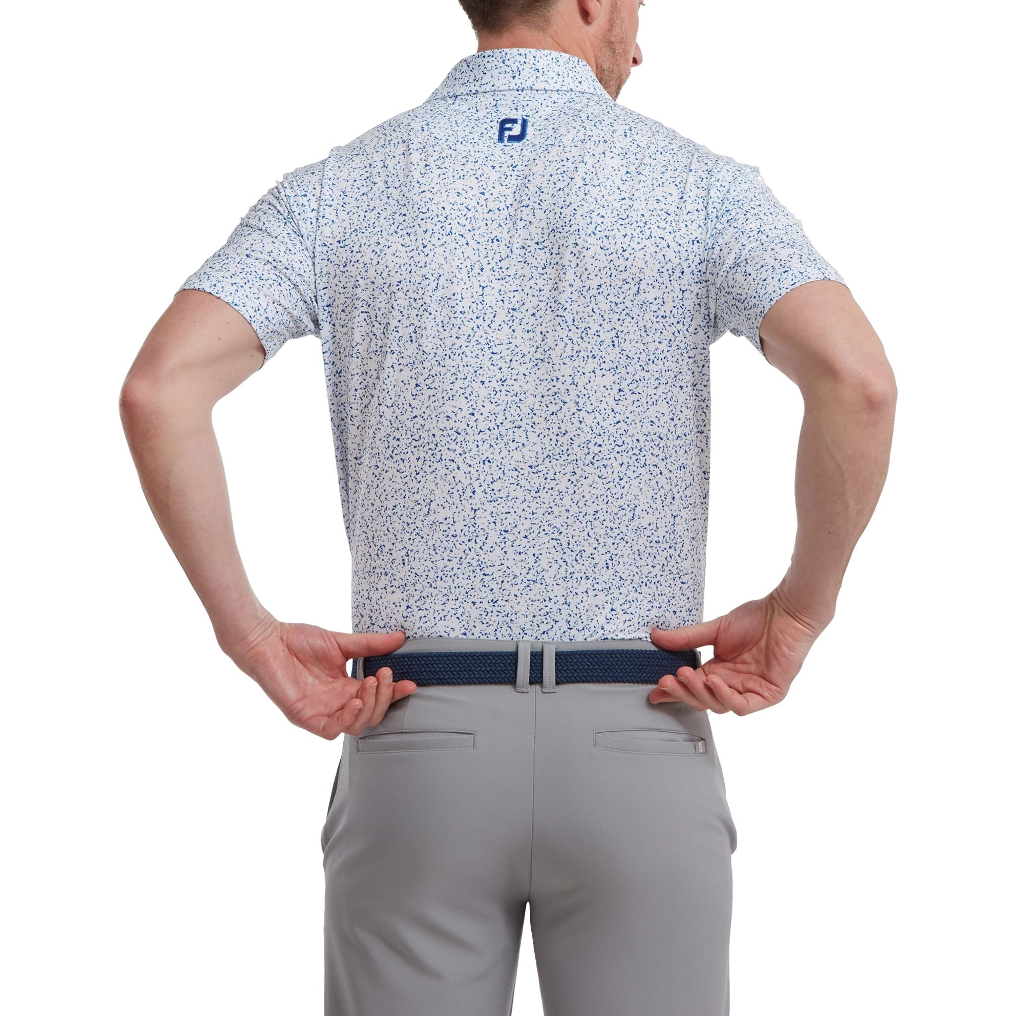 Footjoy Polo Granite Print Lisle Uomo