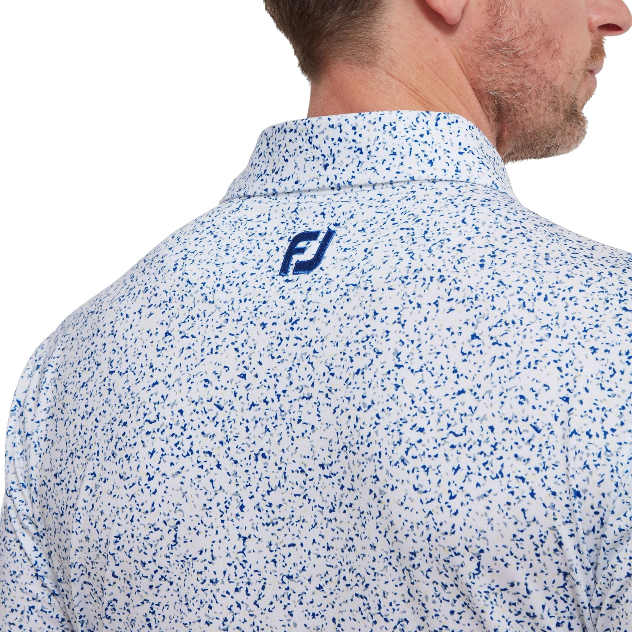 Footjoy Polo Granite Print Lisle Uomo