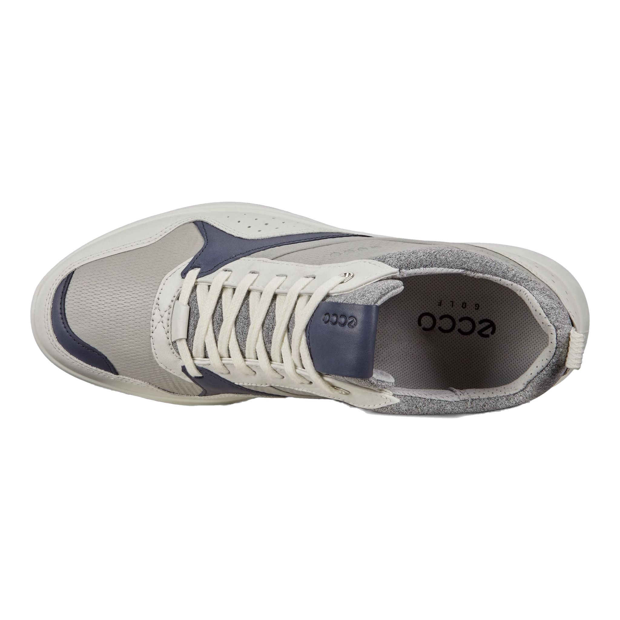 Ecco M S-Casual Bianco/Blu Navy Uomo