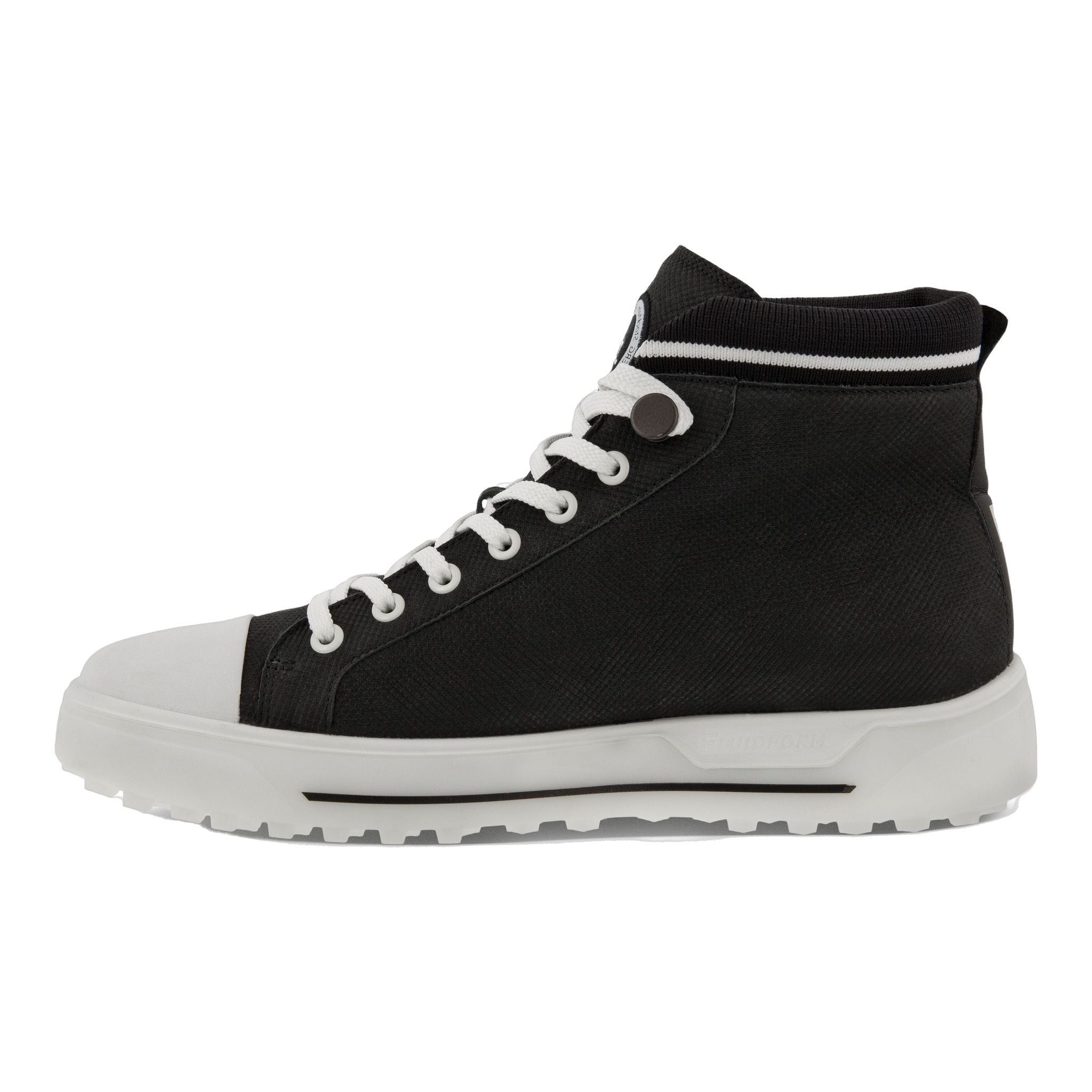 Ecco W Golf Tray "JL" Nero/Bianco Limited Donna