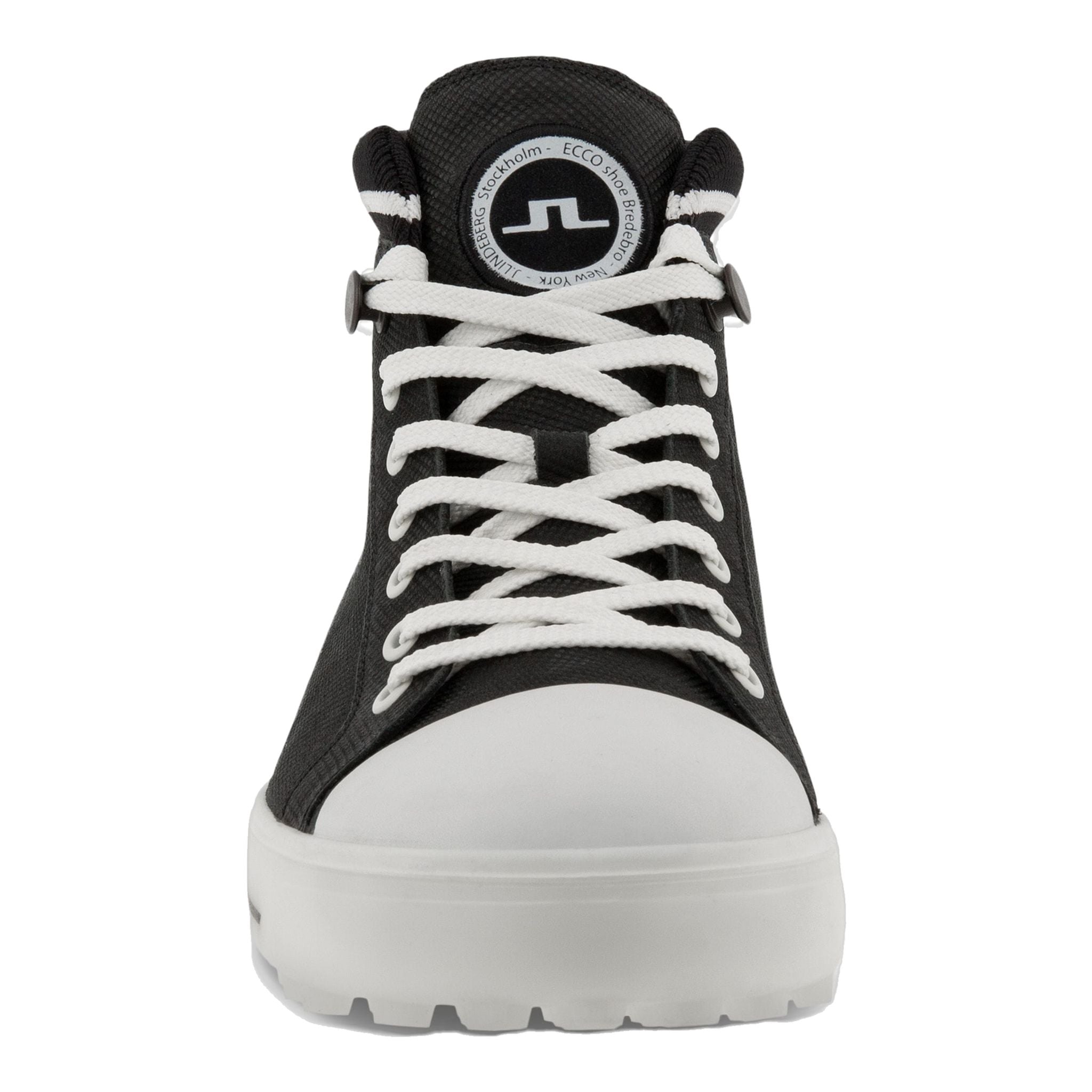 Ecco W Golf Tray "JL" Nero/Bianco Limited Donna