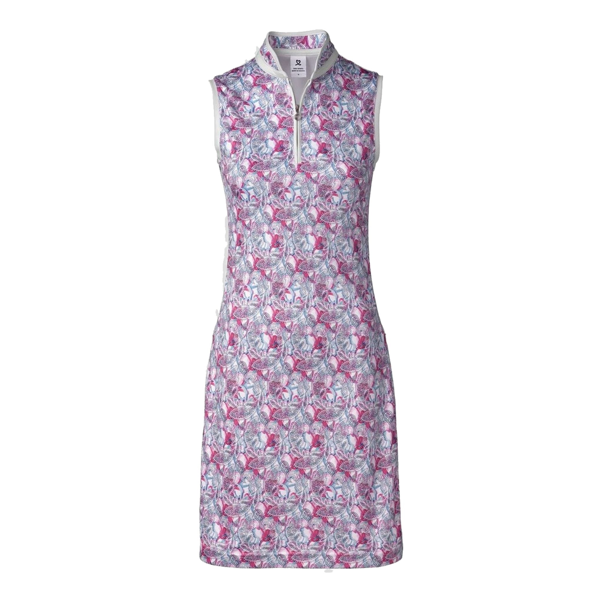 Daily Sports Paisley SL Dress Pink Damen