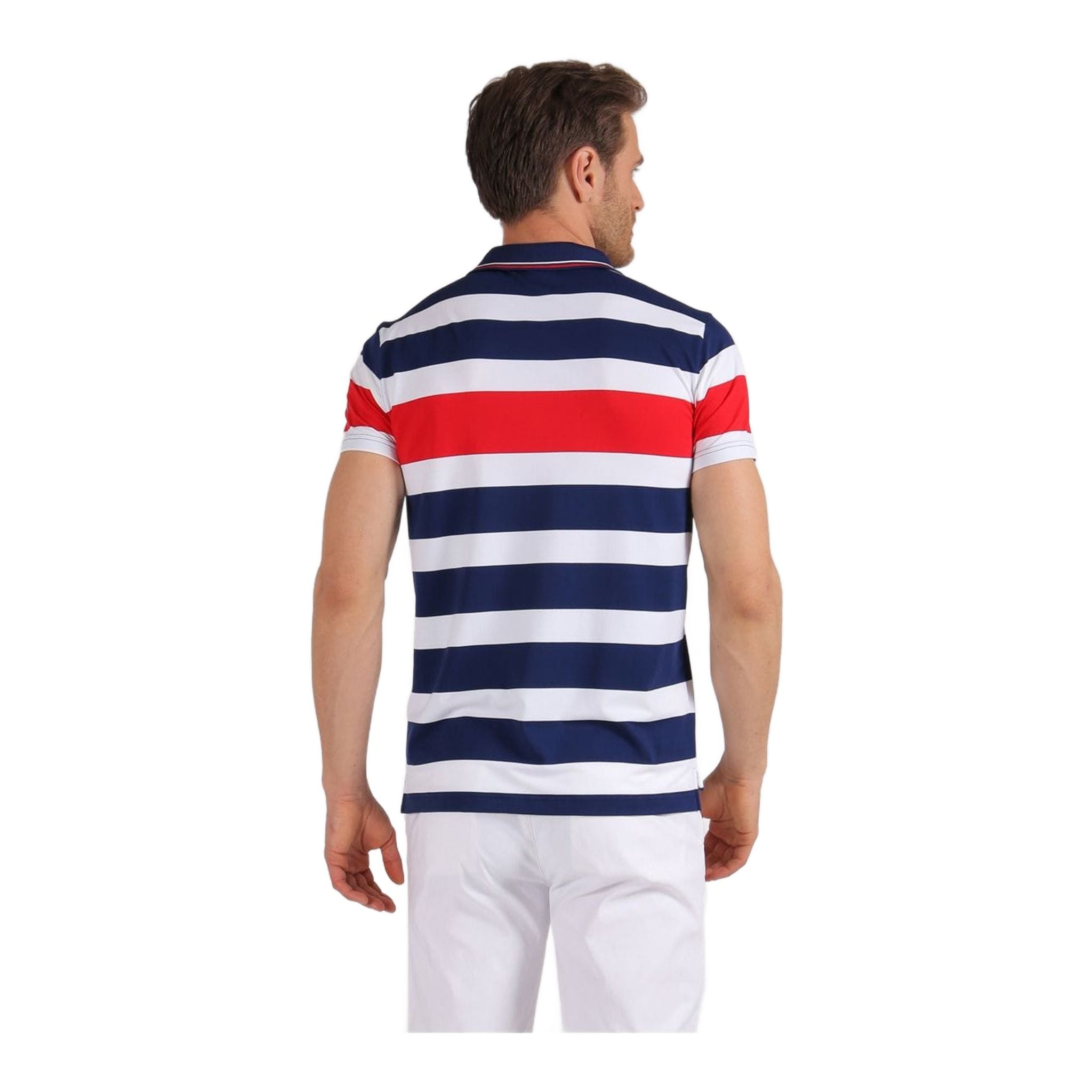 Chervo Polo Alicio Bianco/Blu Scuro Uomo