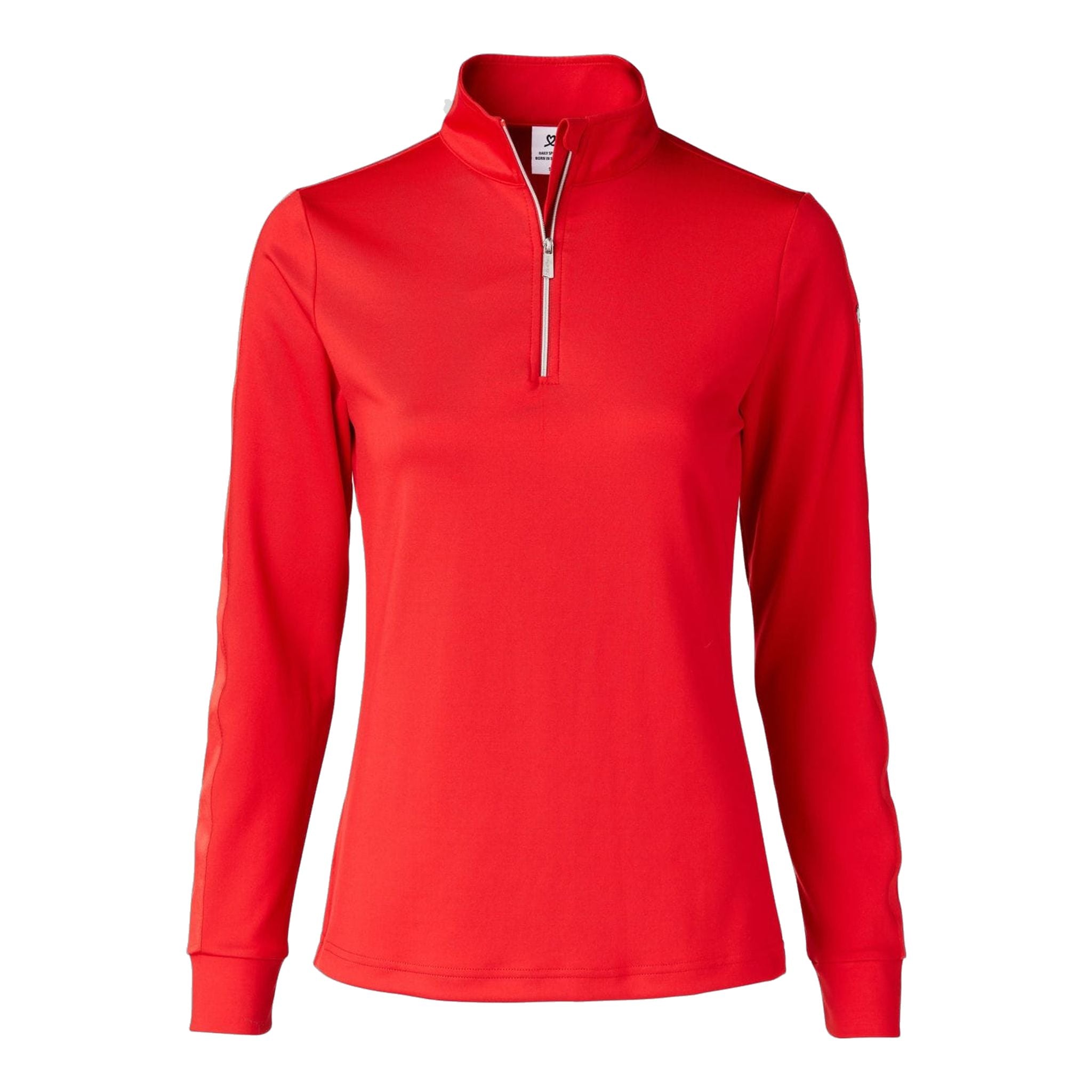 Daily Sports Anna LS Half Neck Polo Cardinale Rosso Donna