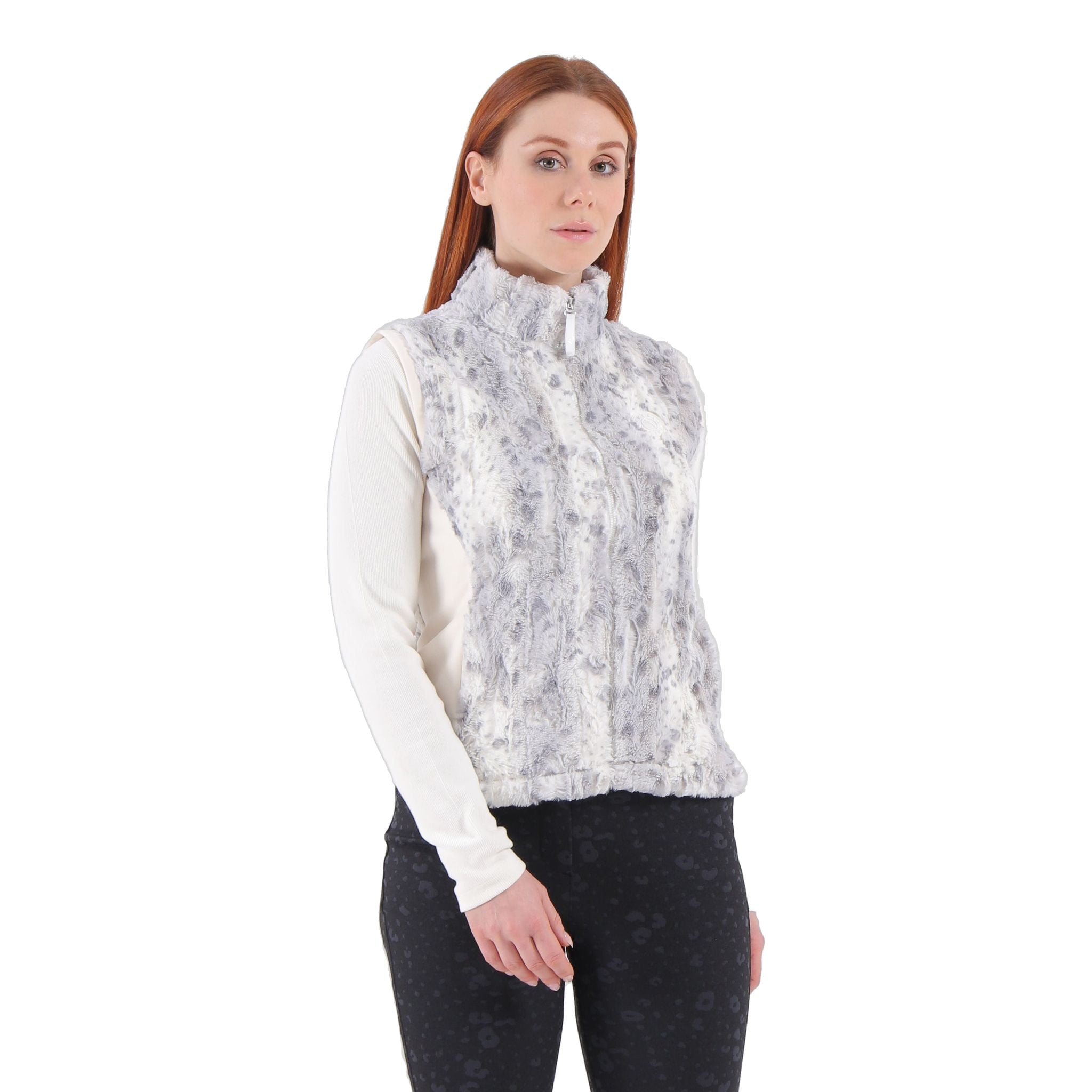 Chervo Pittrice Gilet Donna Beige fantasia Donna