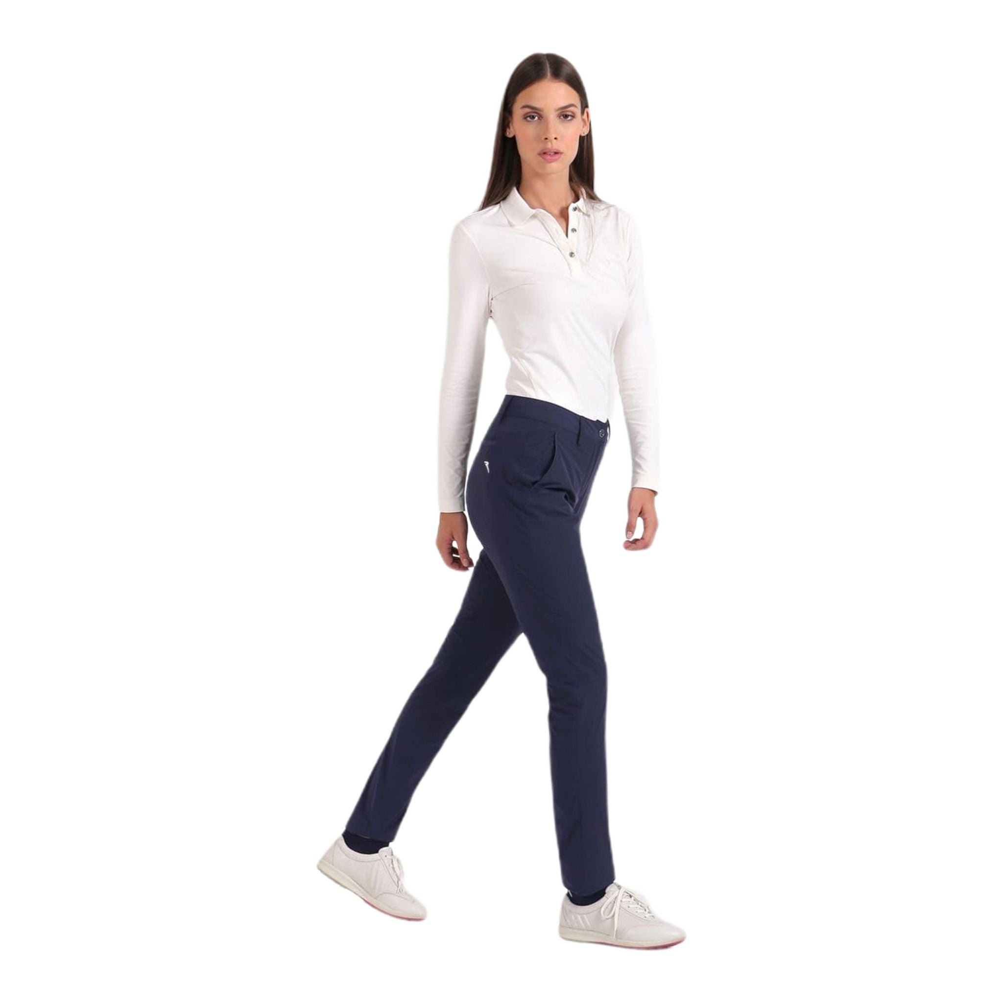 Chervo W Pantaloni Stefania Blu Scuro Donna